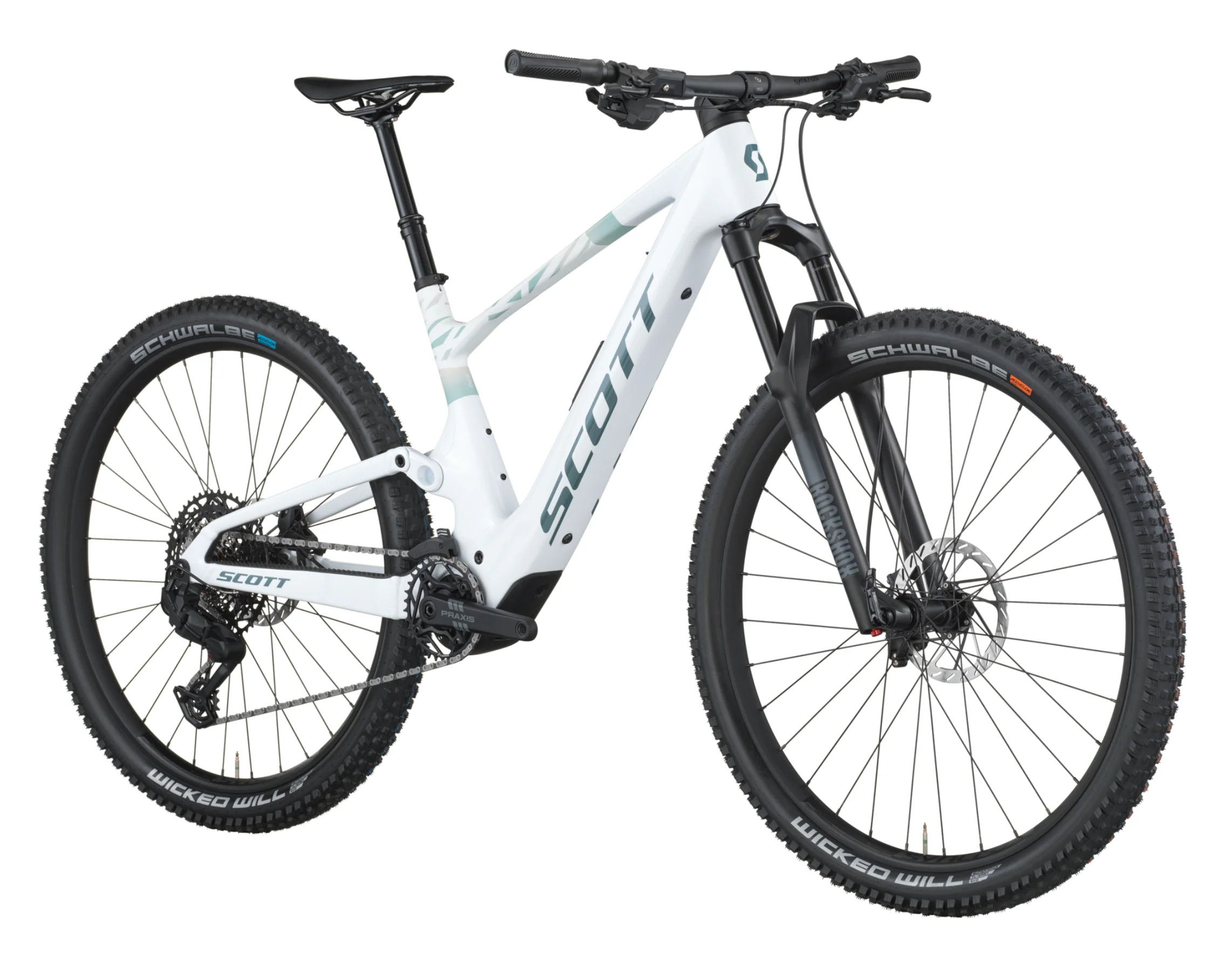 Scott Lumen 920 Electric Full Suspension Mountain Bike - White - Image 2