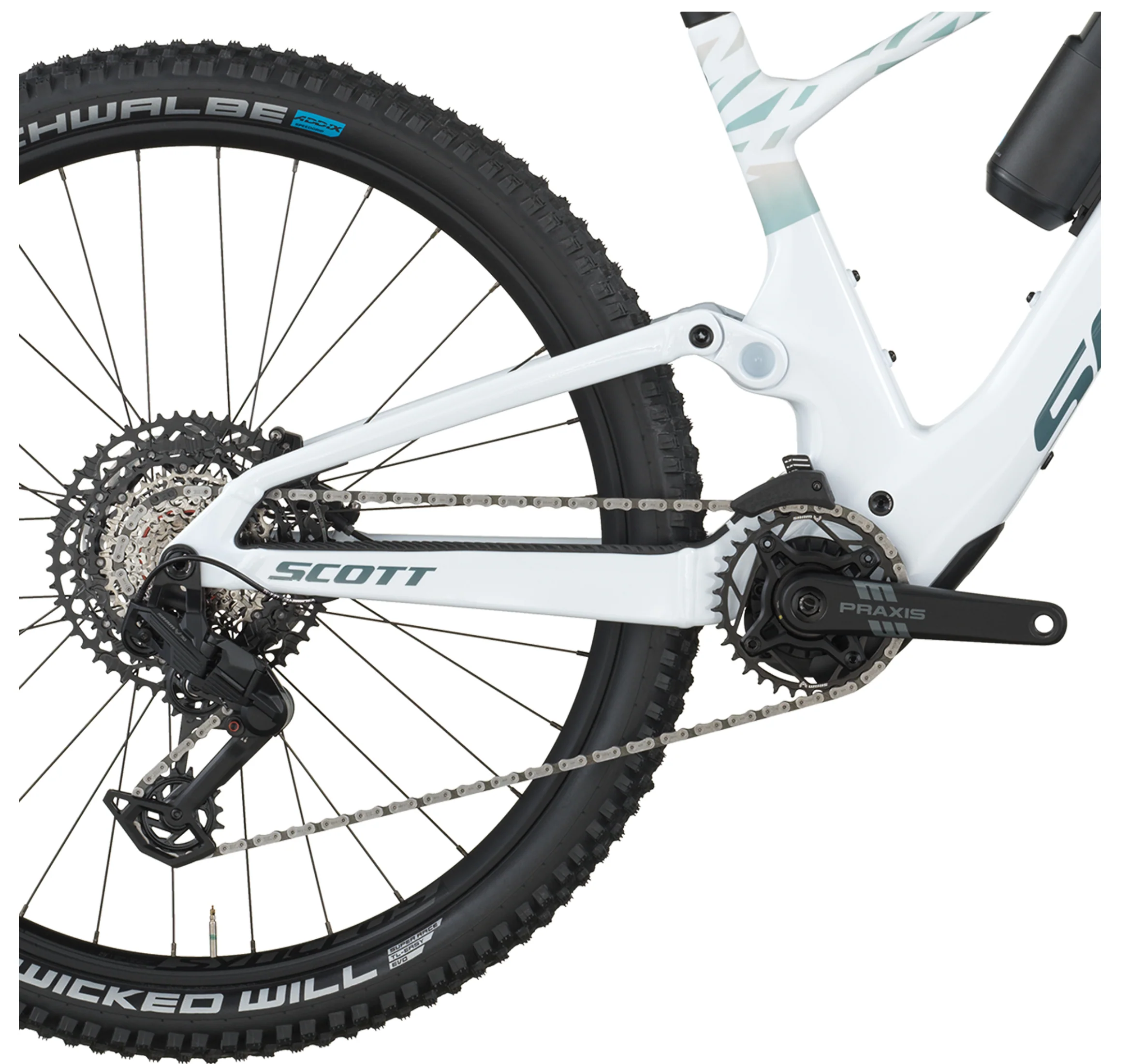 Scott Lumen 920 Electric Full Suspension Mountain Bike - White - Image 4