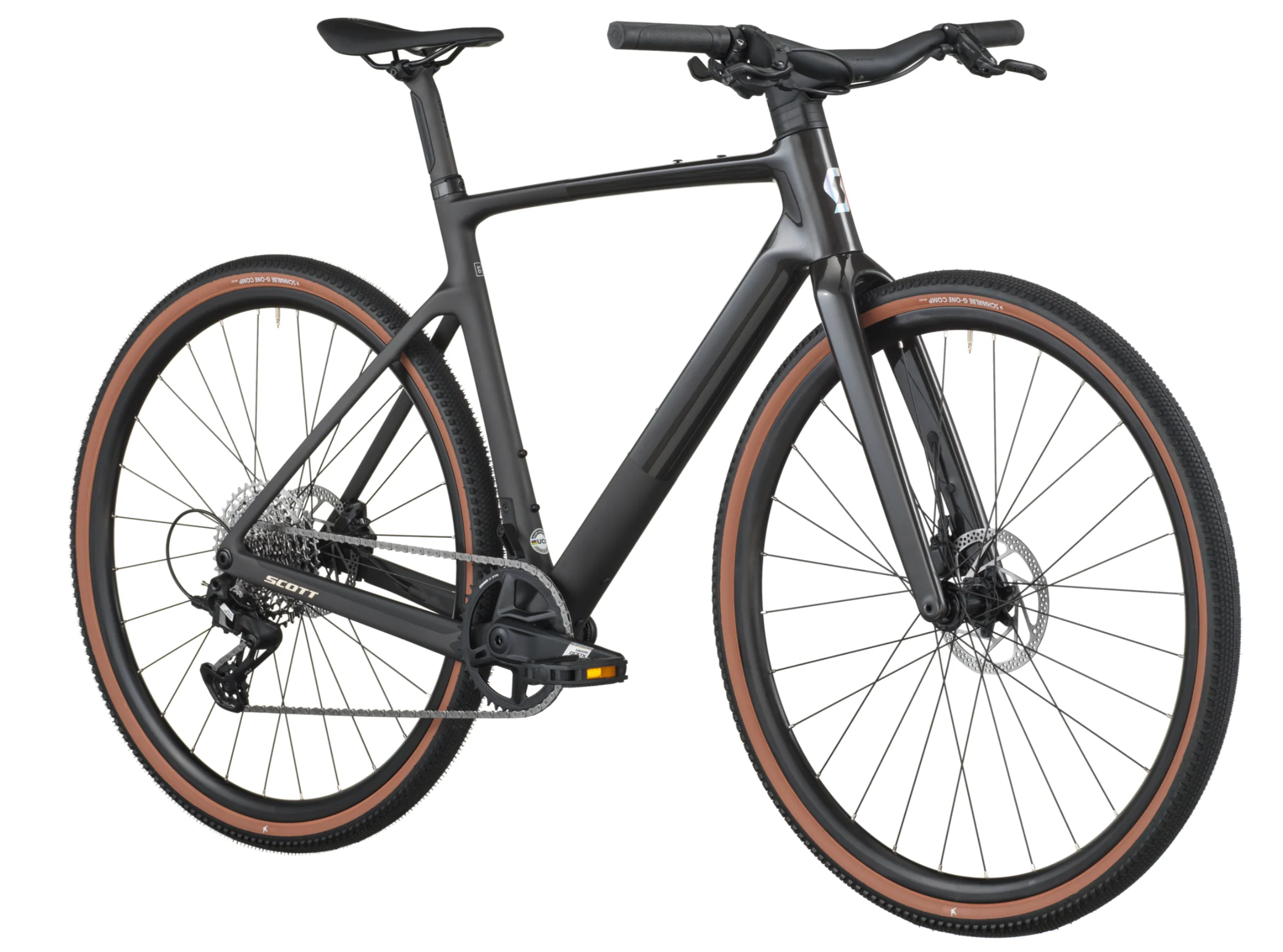 Scott Metrix 10 Flat Bar Road Bike - Carbon Black - Image 2