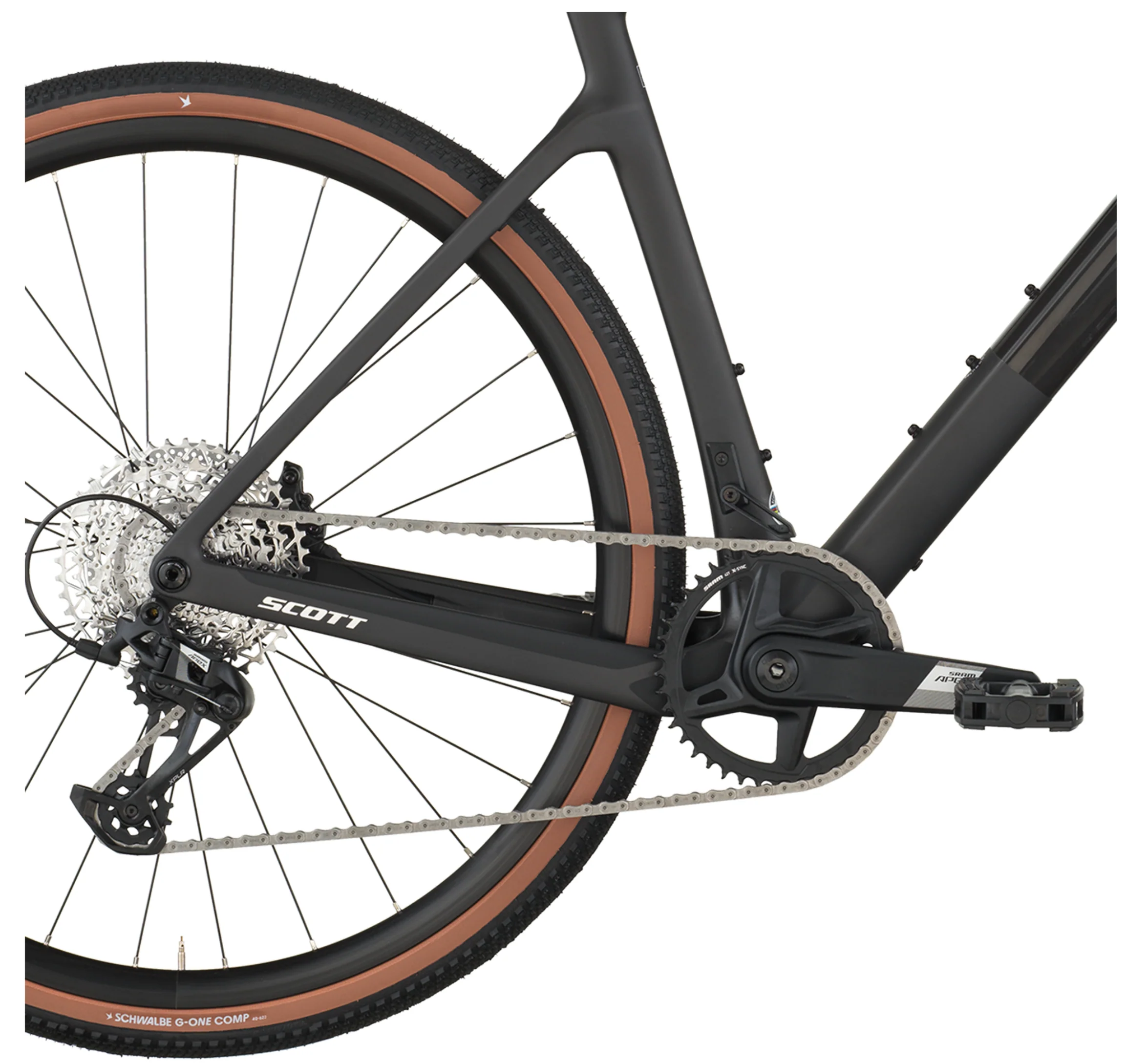 Scott Metrix 10 Flat Bar Road Bike - Carbon Black - Image 4