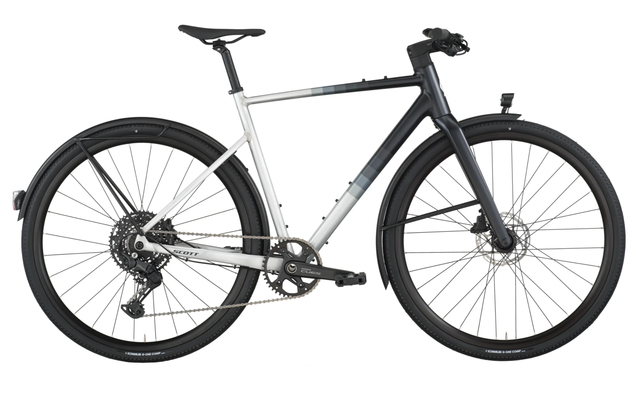 Scott Metrix 20 EQ Flat Bar Road Bike - Alloy Silver Black