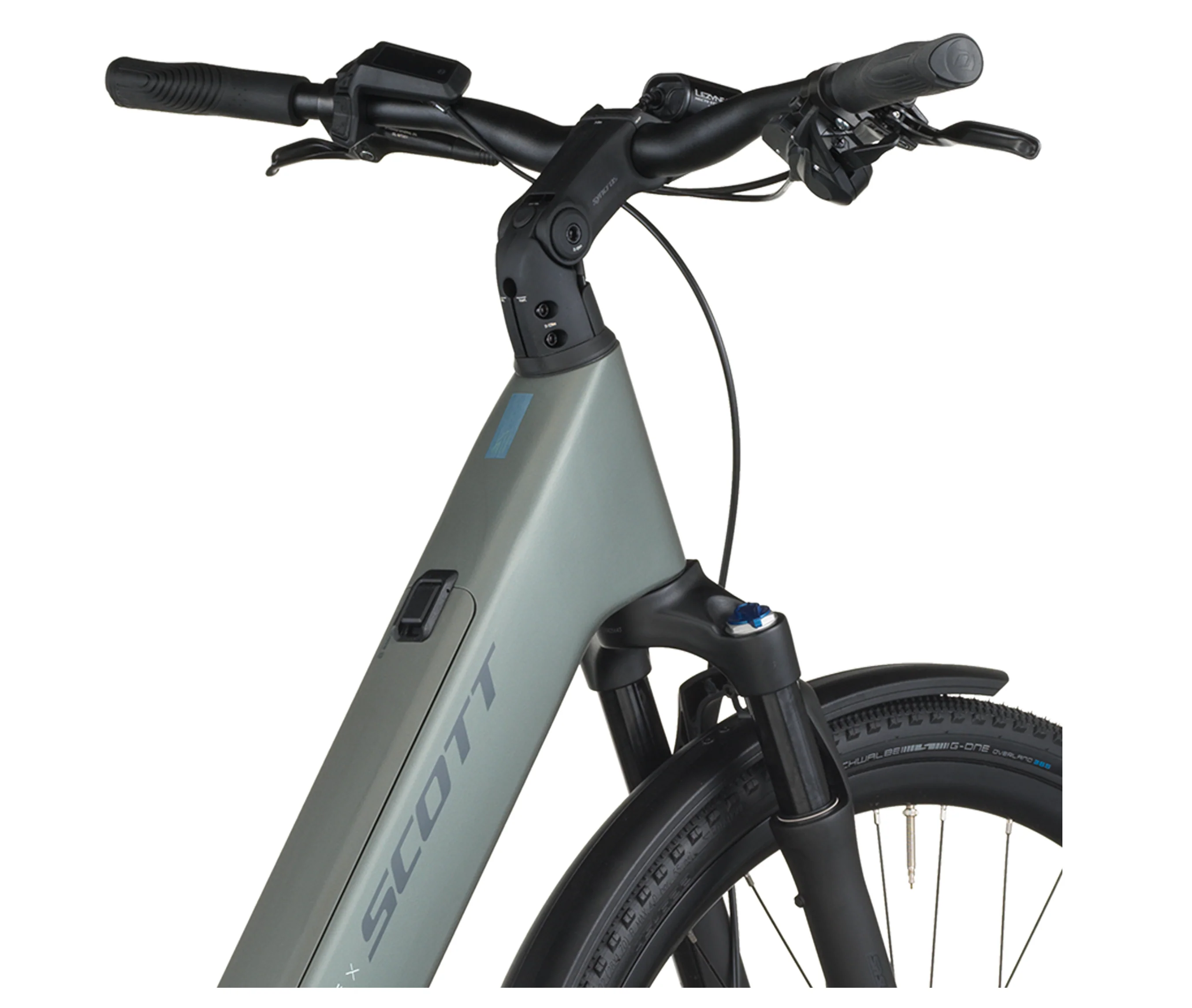 Scott Passage 20 Wave Electric Hybrid Bike In Highland Green - Image 5