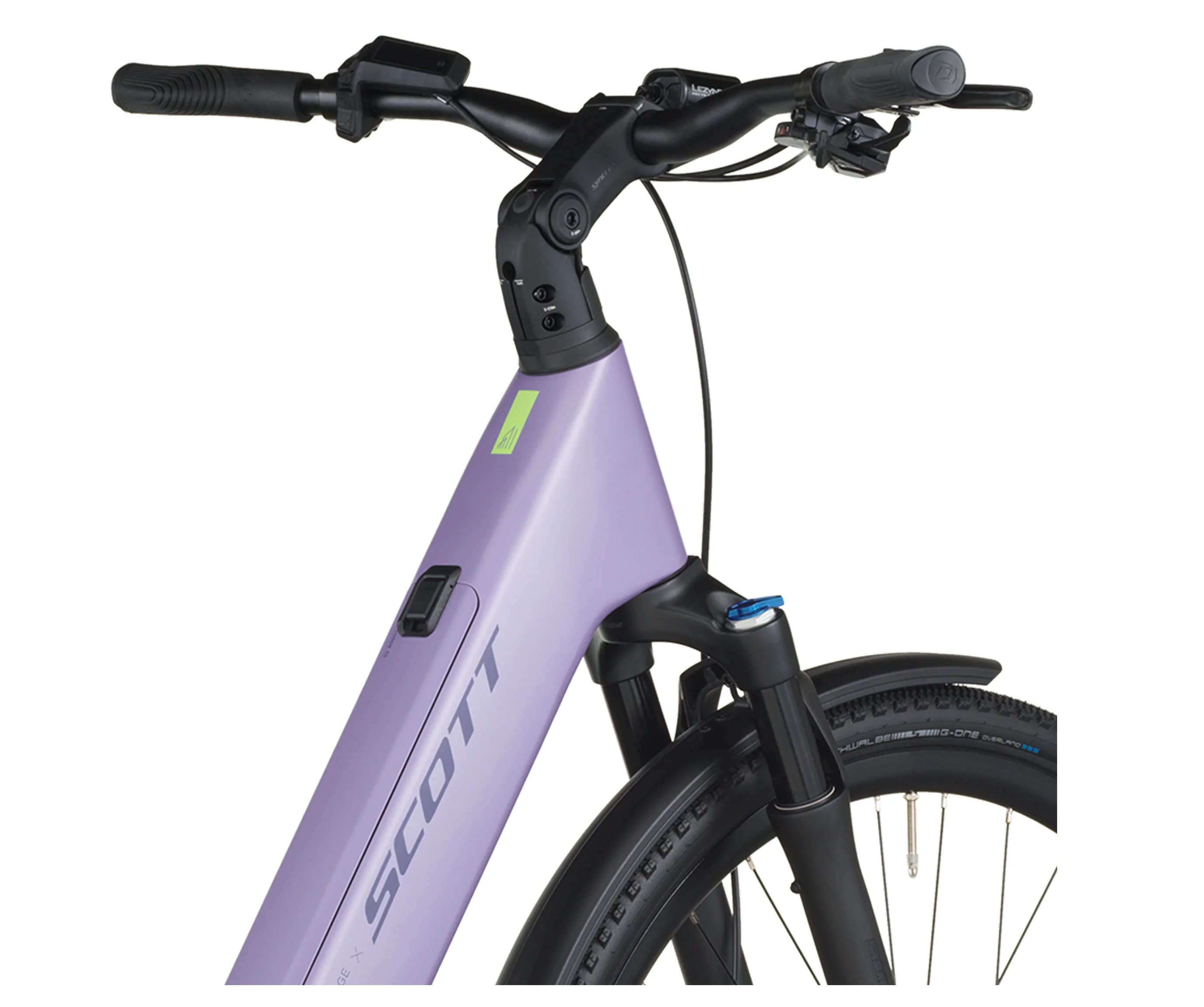 Scott Passage 20 Wave Electric Hybrid Bike In Lila Purple - Image 4