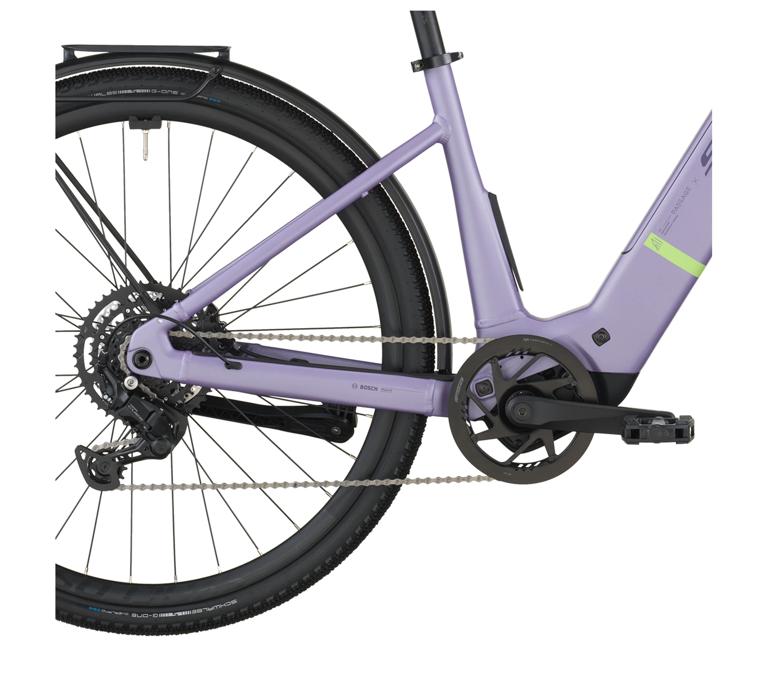 Scott Passage 20 Wave Electric Hybrid Bike In Lila Purple - Image 5