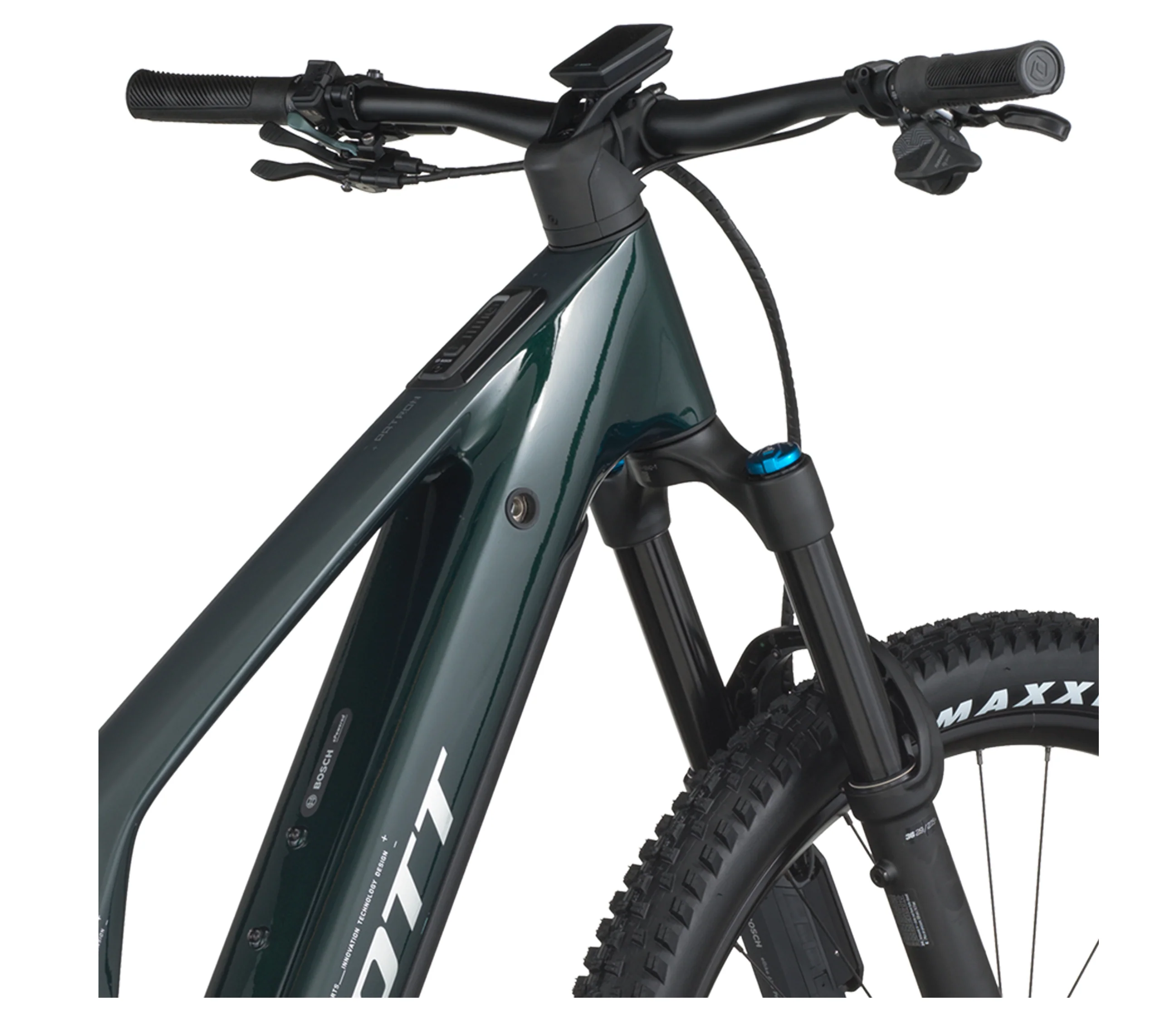 Scott Patron 900 Electric Full Suspension Mountain Bike - Twinkle Green - Image 8