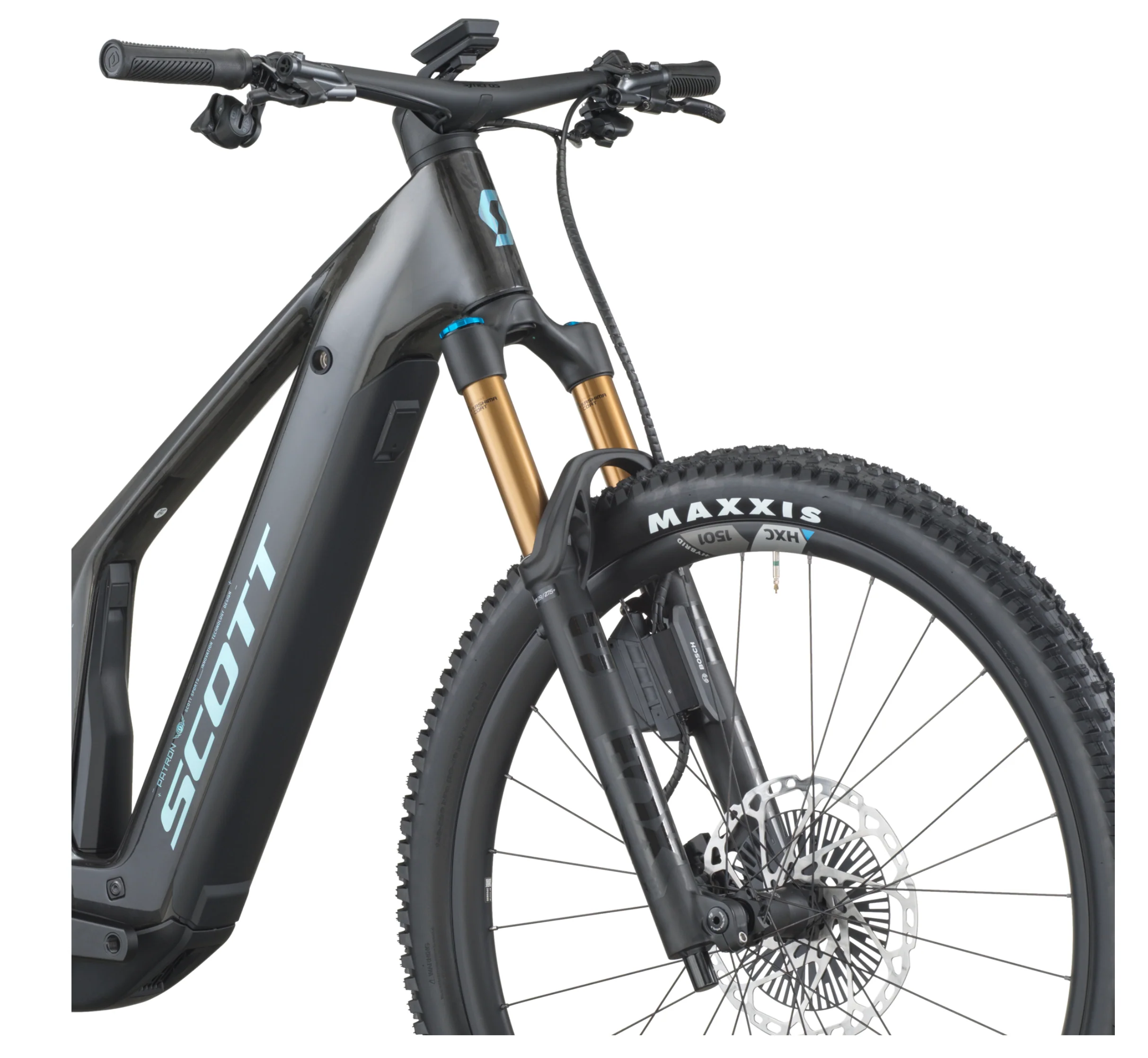 Scott Patron 900 Ultimate Electric Full Suspension Mountain Bike - Carbon Black - Image 5