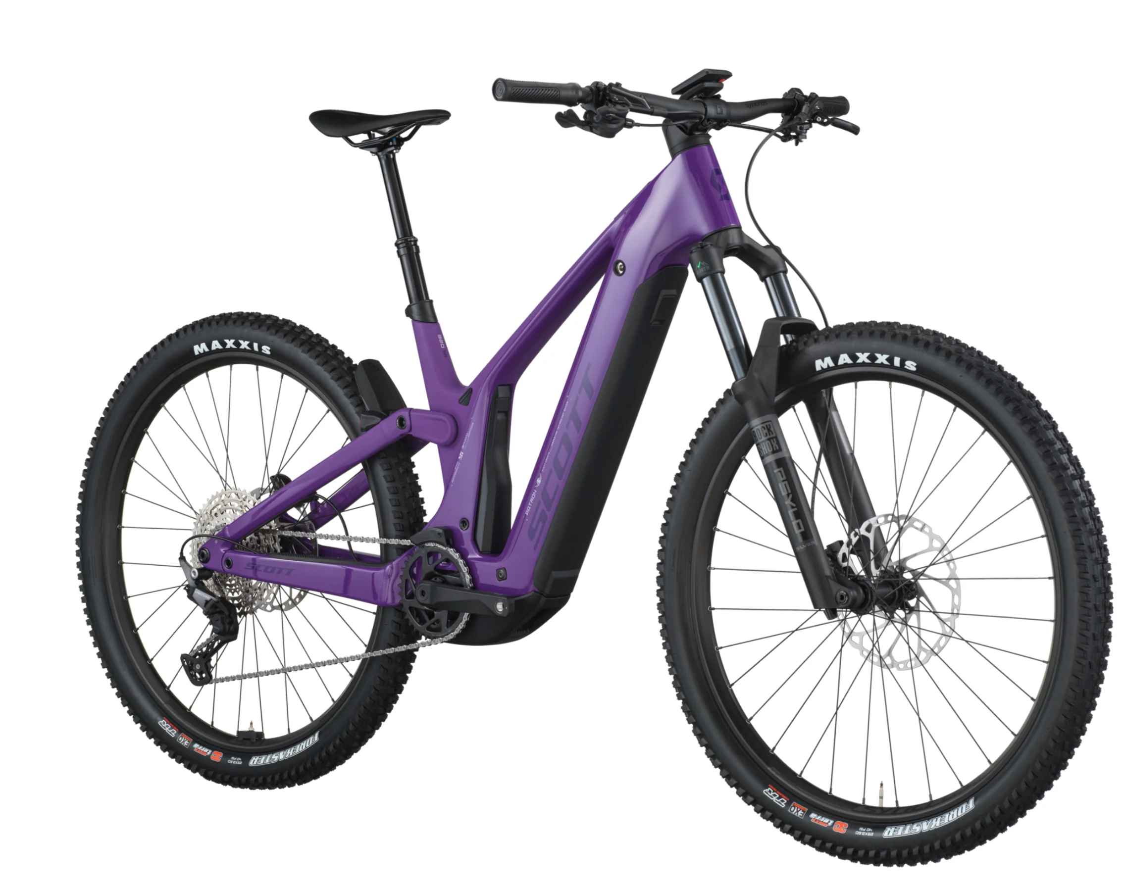 Scott Patron 920 Electric Full Suspension Mountain Bike - Pansy Purple - Image 2