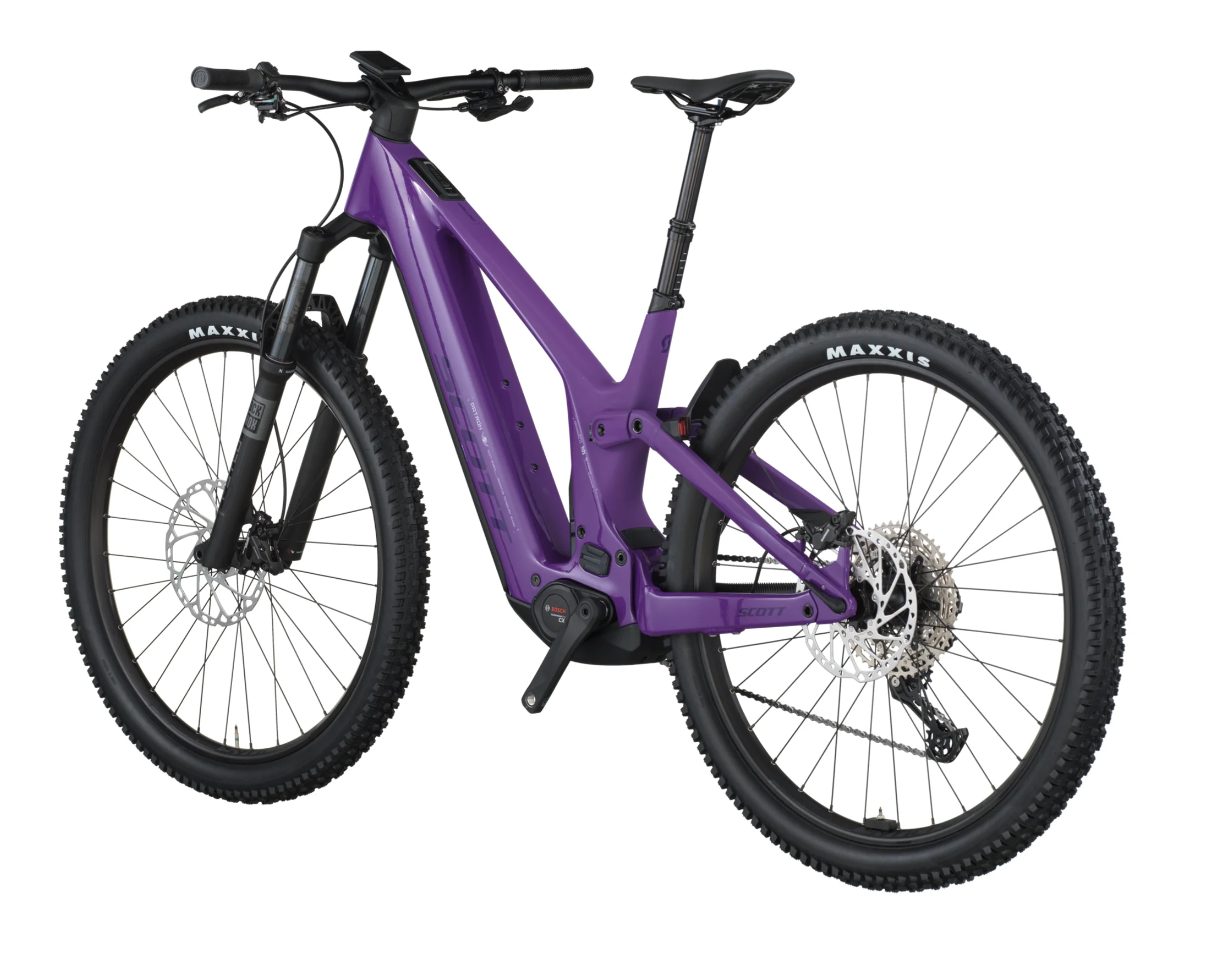 Scott Patron 920 Electric Full Suspension Mountain Bike - Pansy Purple - Image 3