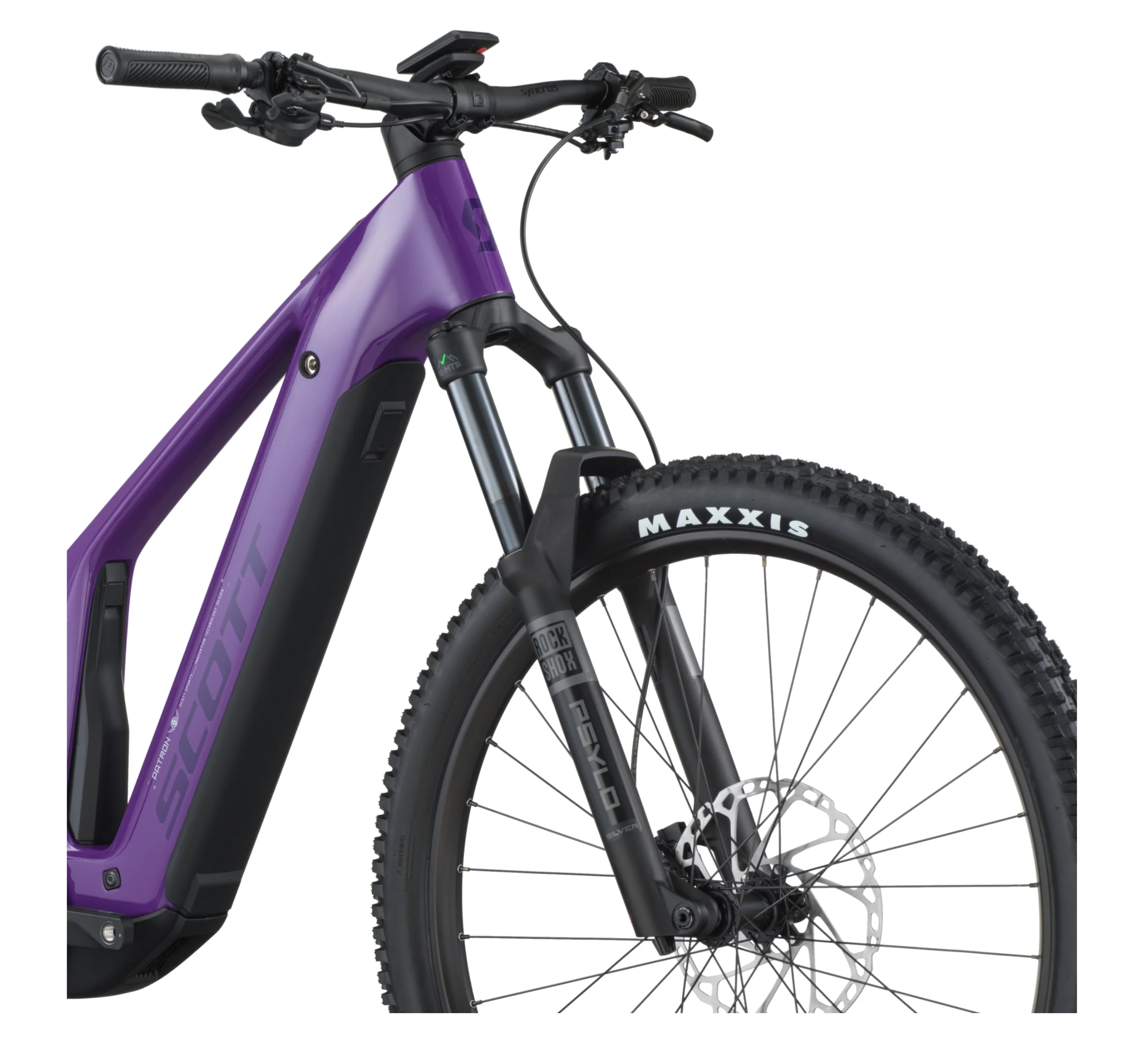 Scott Patron 920 Electric Full Suspension Mountain Bike - Pansy Purple - Image 5