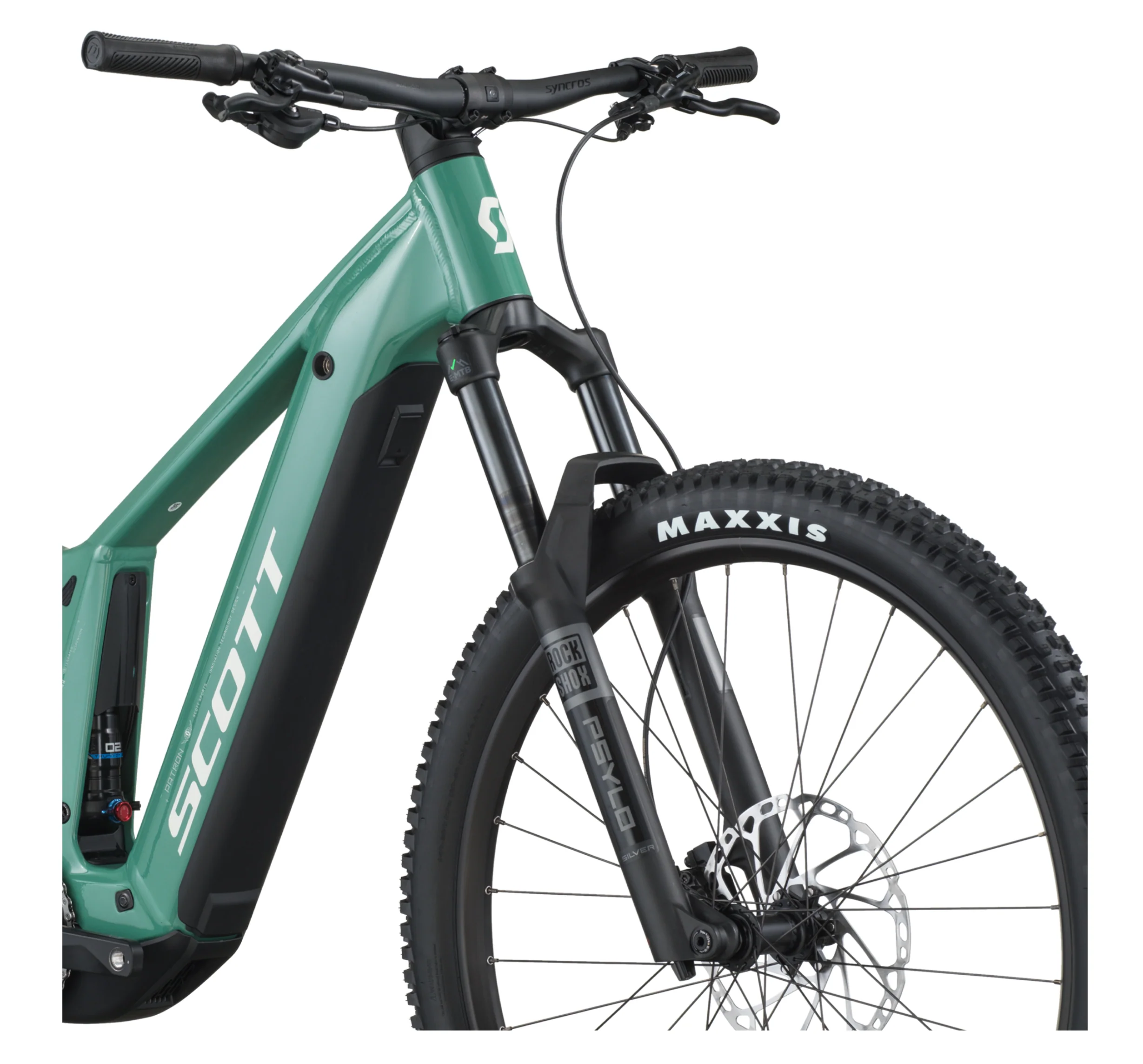 Scott Patron 930 Electric Full Suspension Mountain Bike - Safari Green - Image 5