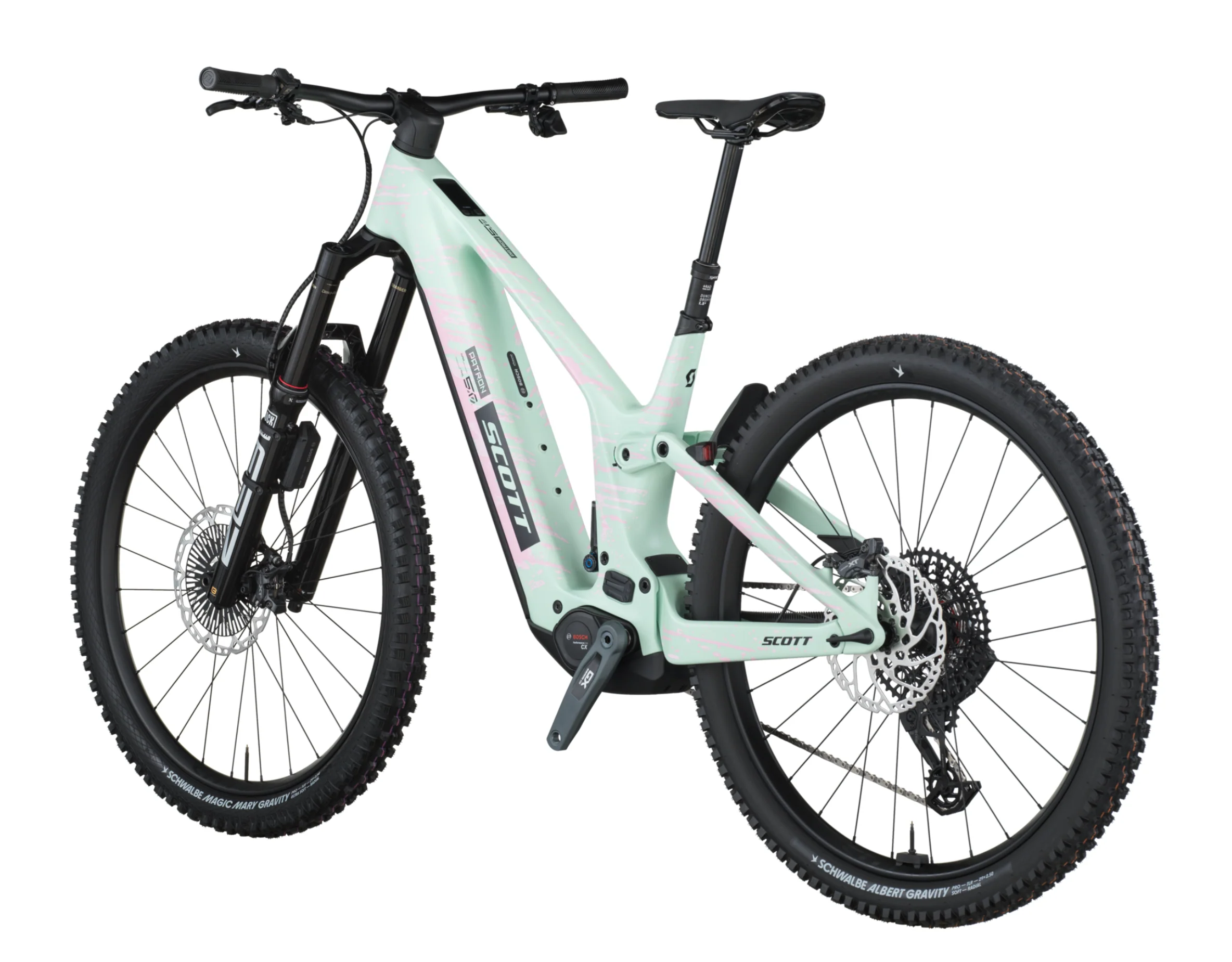 Scott Patron ST 900 Electric Full Suspension Mountain Bike - Mistyade Green - Image 3