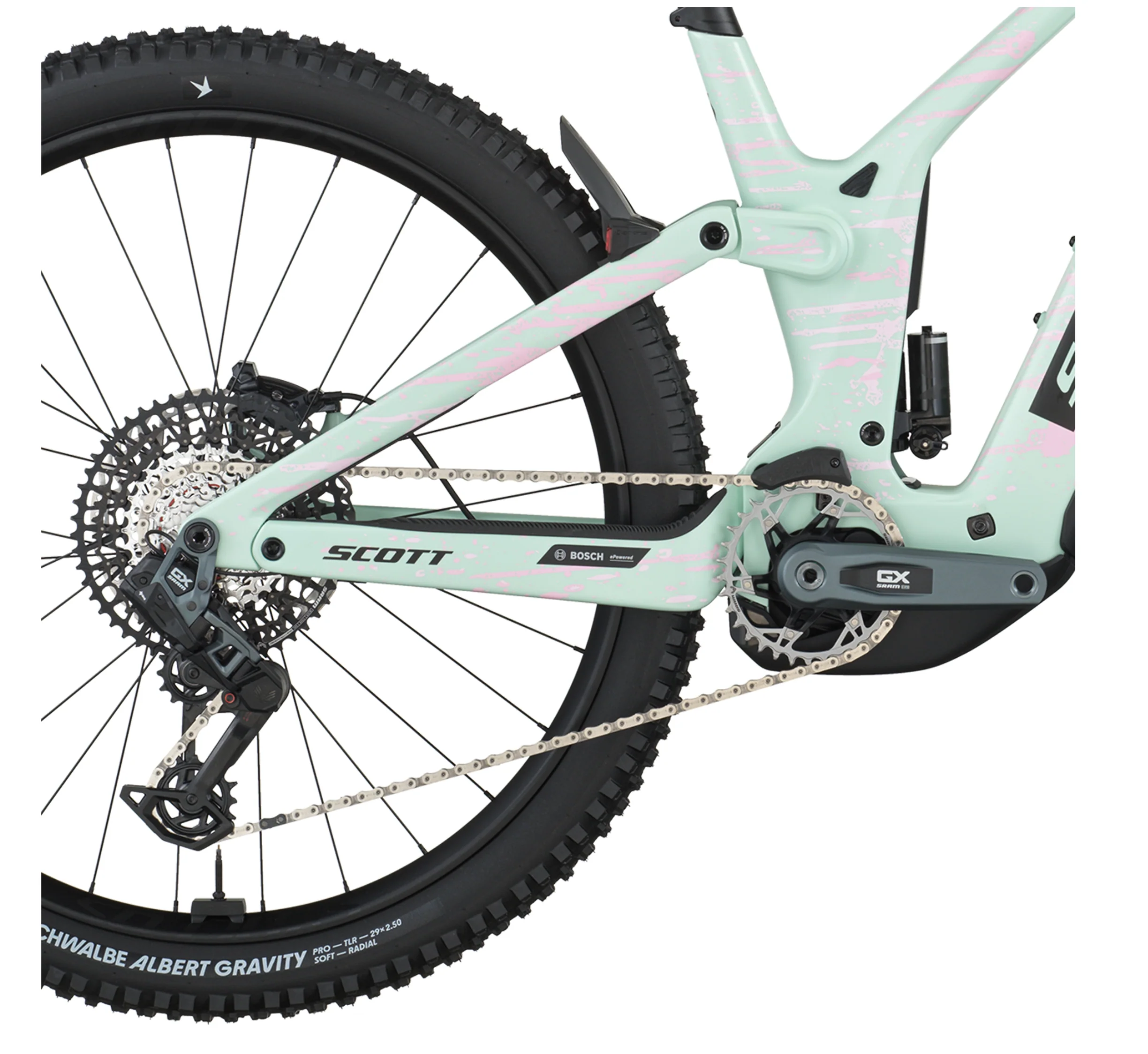 Scott Patron ST 900 Electric Full Suspension Mountain Bike - Mistyade Green - Image 4
