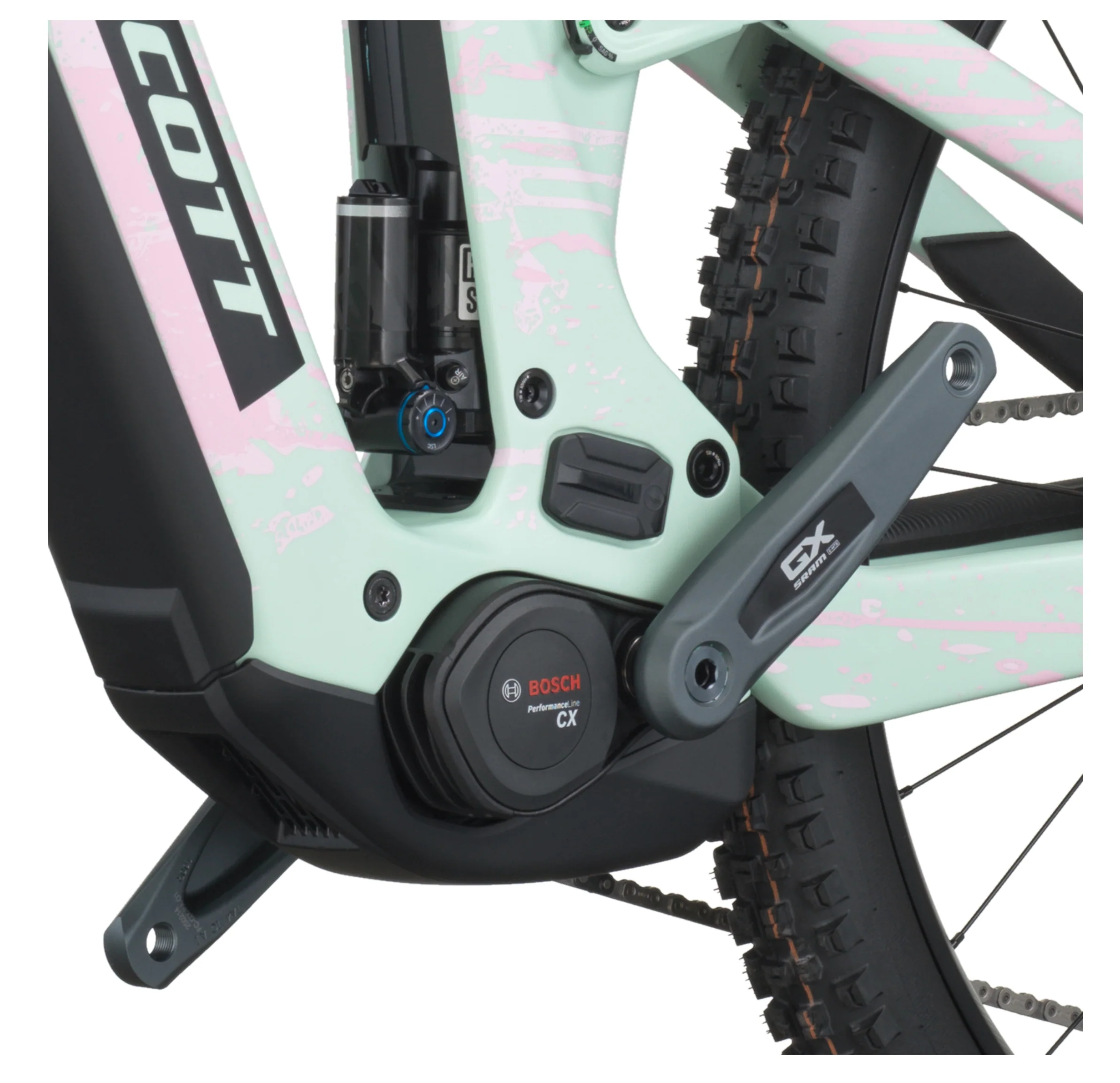 Scott Patron ST 900 Electric Full Suspension Mountain Bike - Mistyade Green - Image 6