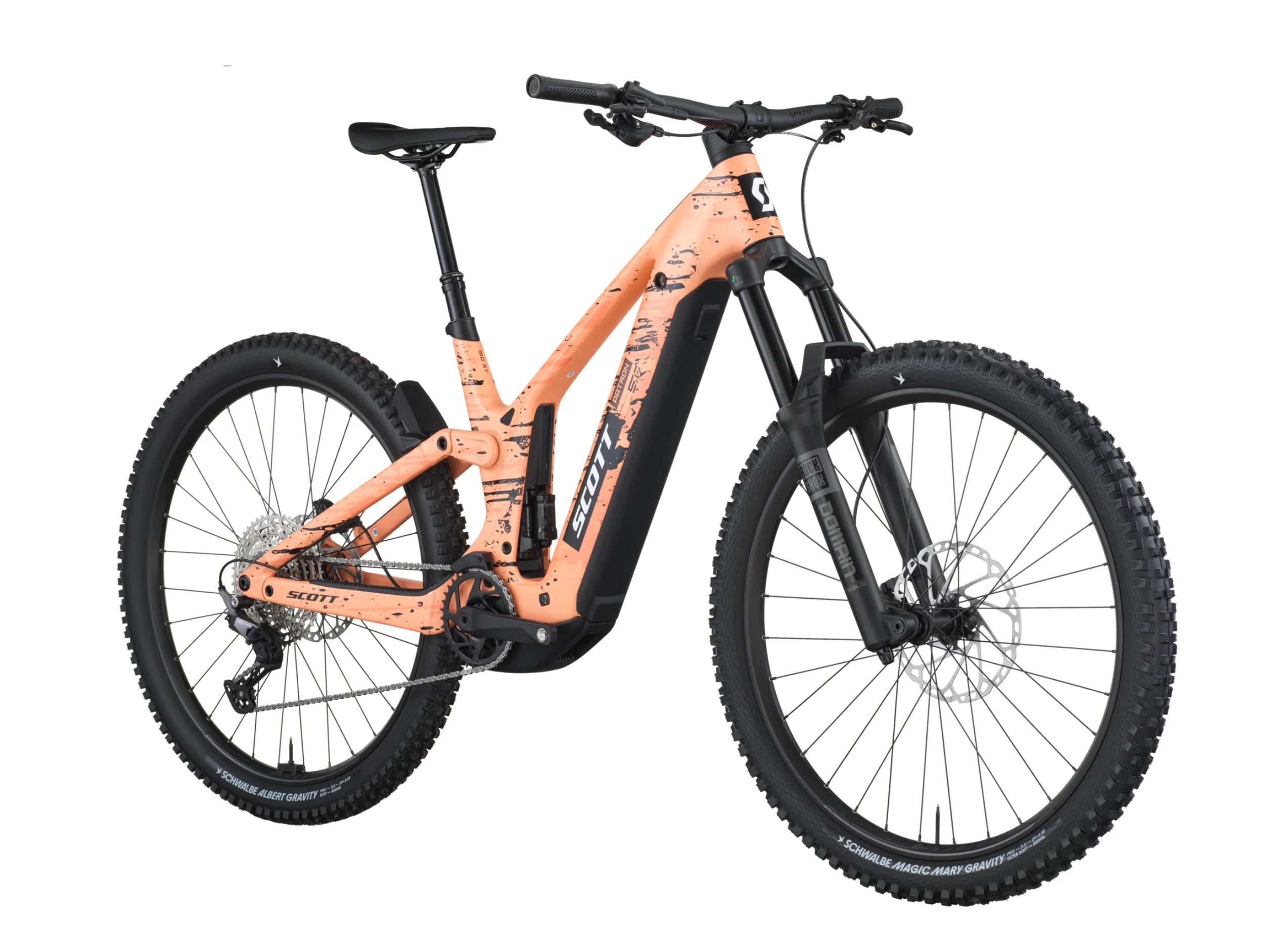 Scott Patron ST 910 Electric Full Suspension Mountain Bike - Reef Pink - Image 2