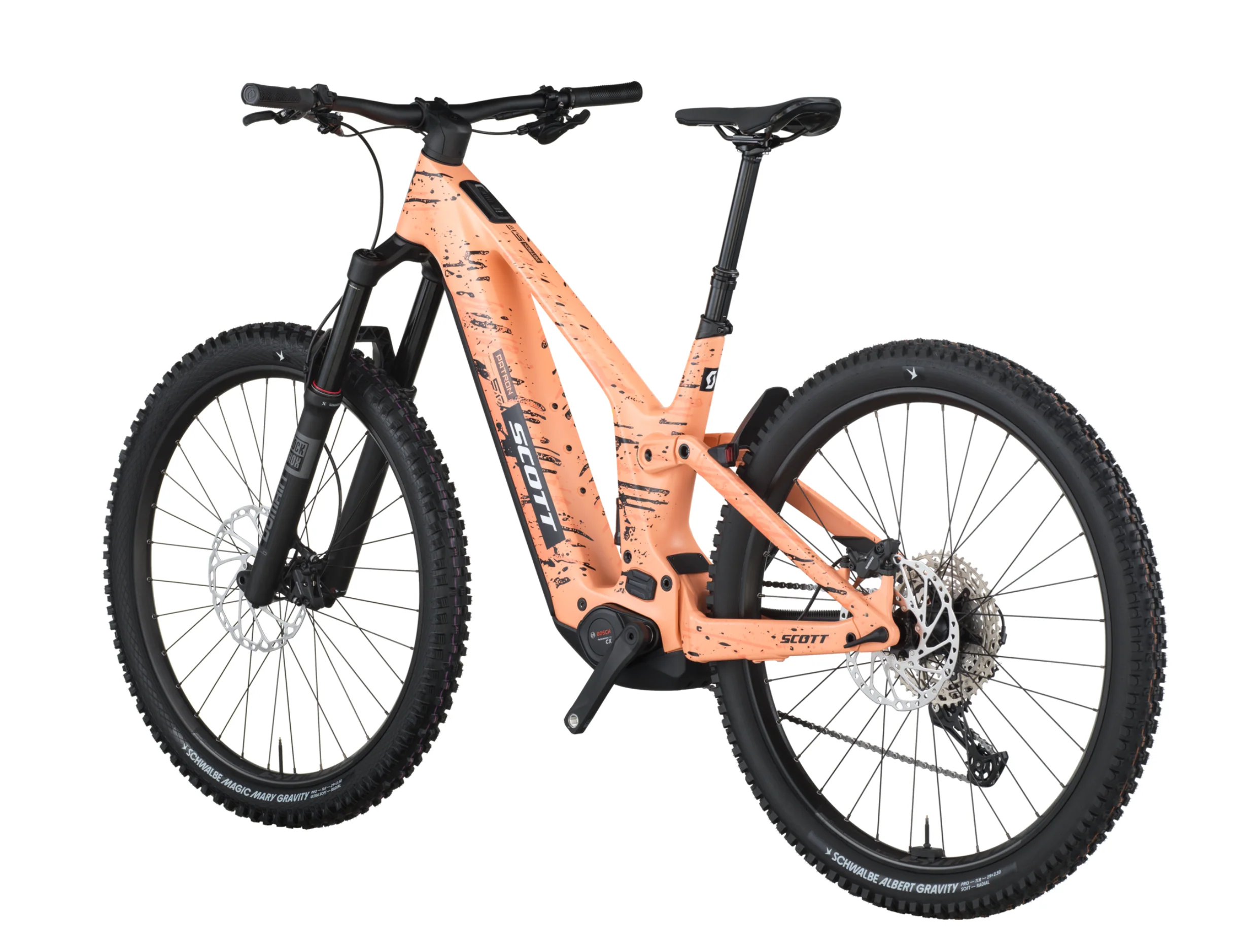 Scott Patron ST 910 Electric Full Suspension Mountain Bike - Reef Pink - Image 3