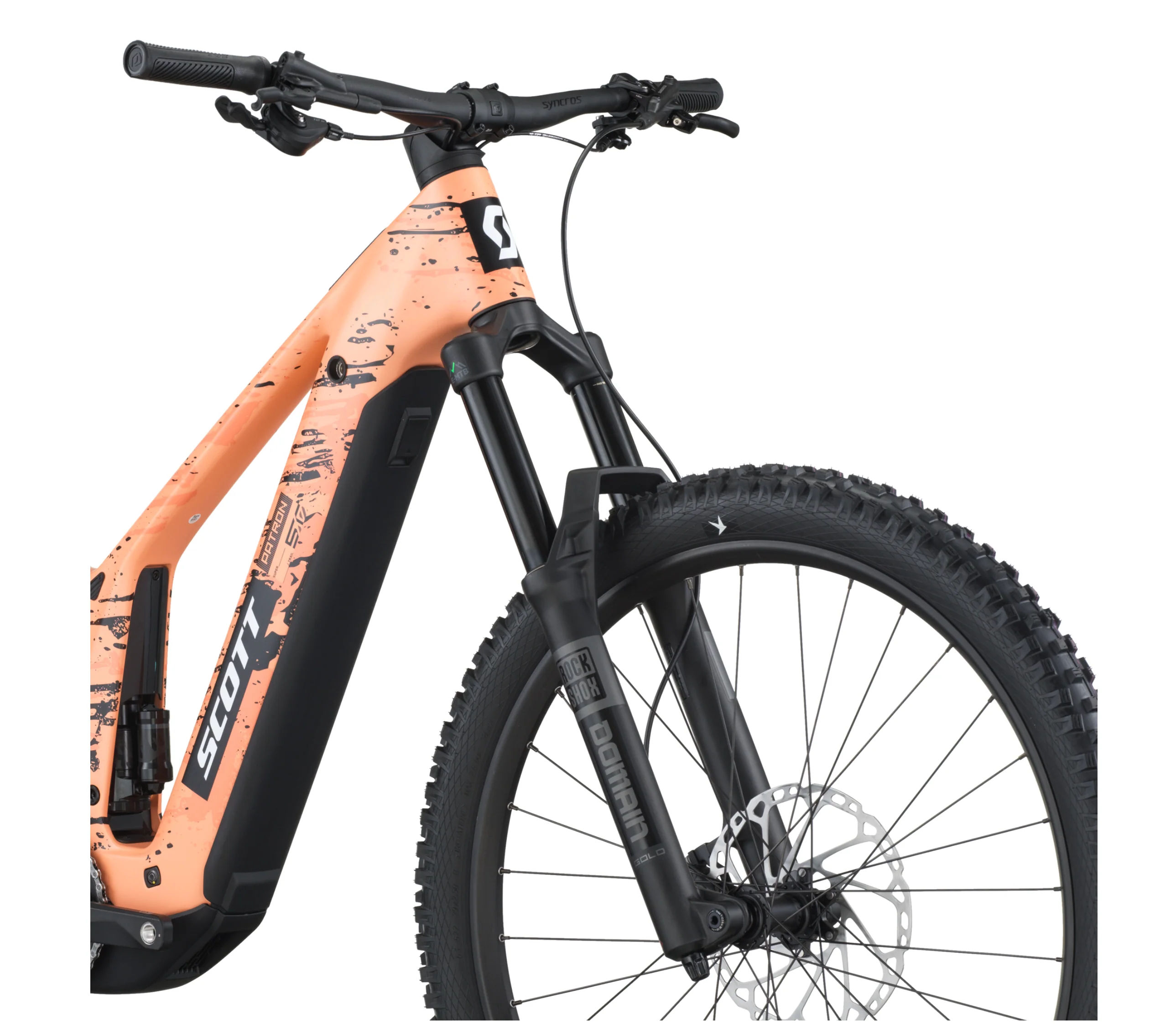 Scott Patron ST 910 Electric Full Suspension Mountain Bike - Reef Pink - Image 5