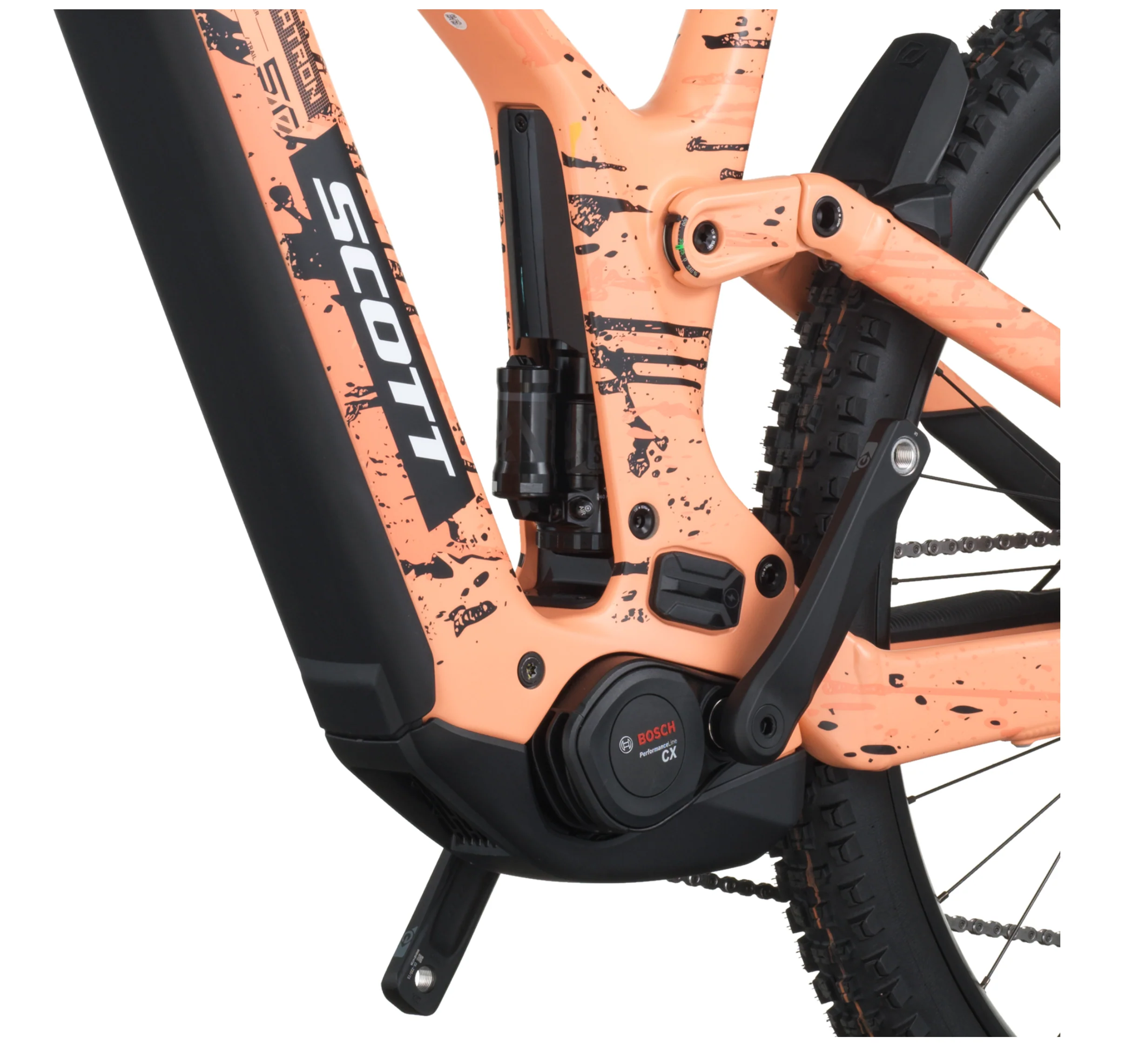 Scott Patron ST 910 Electric Full Suspension Mountain Bike - Reef Pink - Image 6