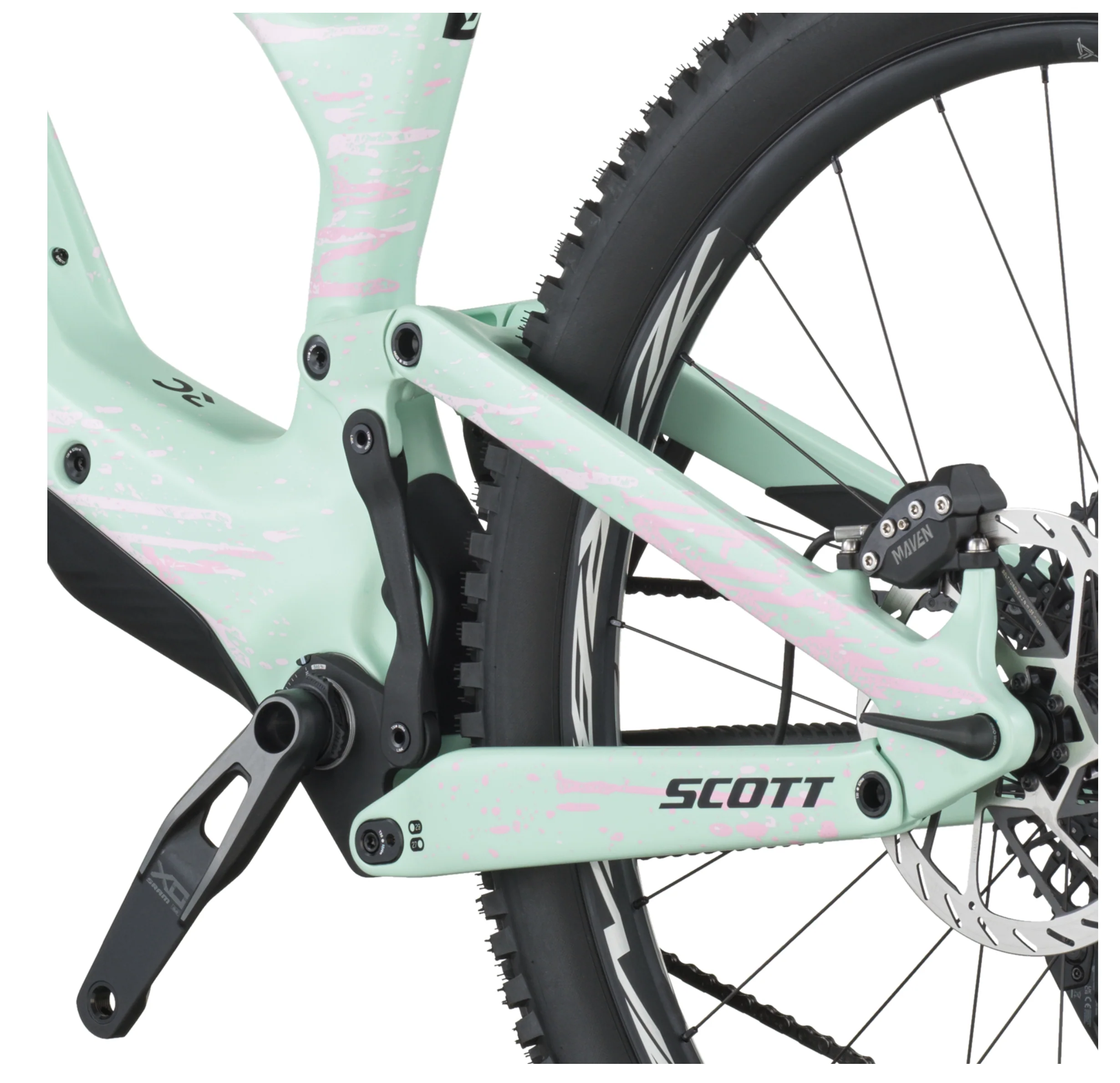 Scott Ransom 900 RC Full Suspension Mountain Bike Mistyade Green - Image 9