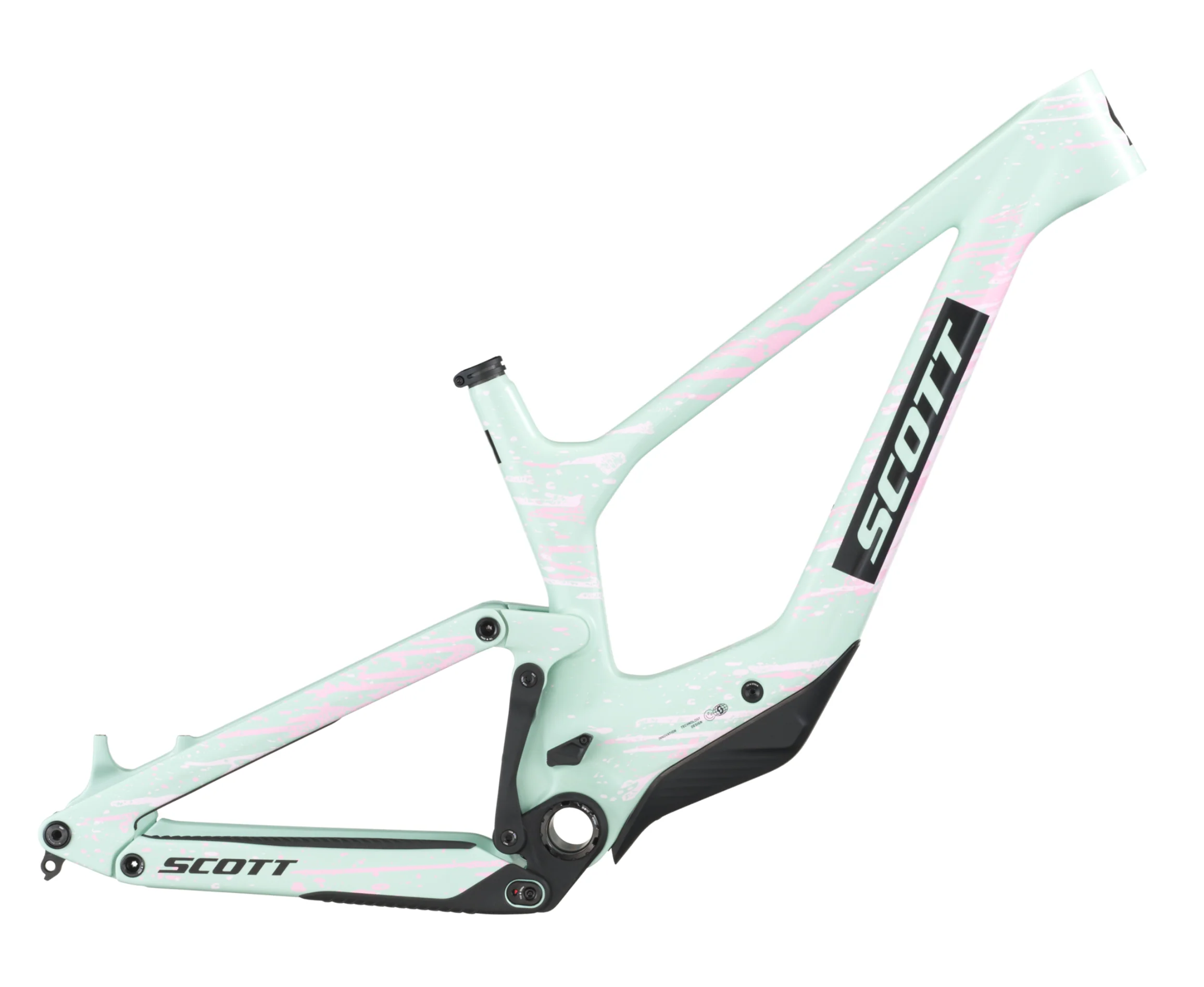 Scott Ransom 900 RC HMX Full Suspension Mountain Bike Frameset - Mistyade Green - Image 2