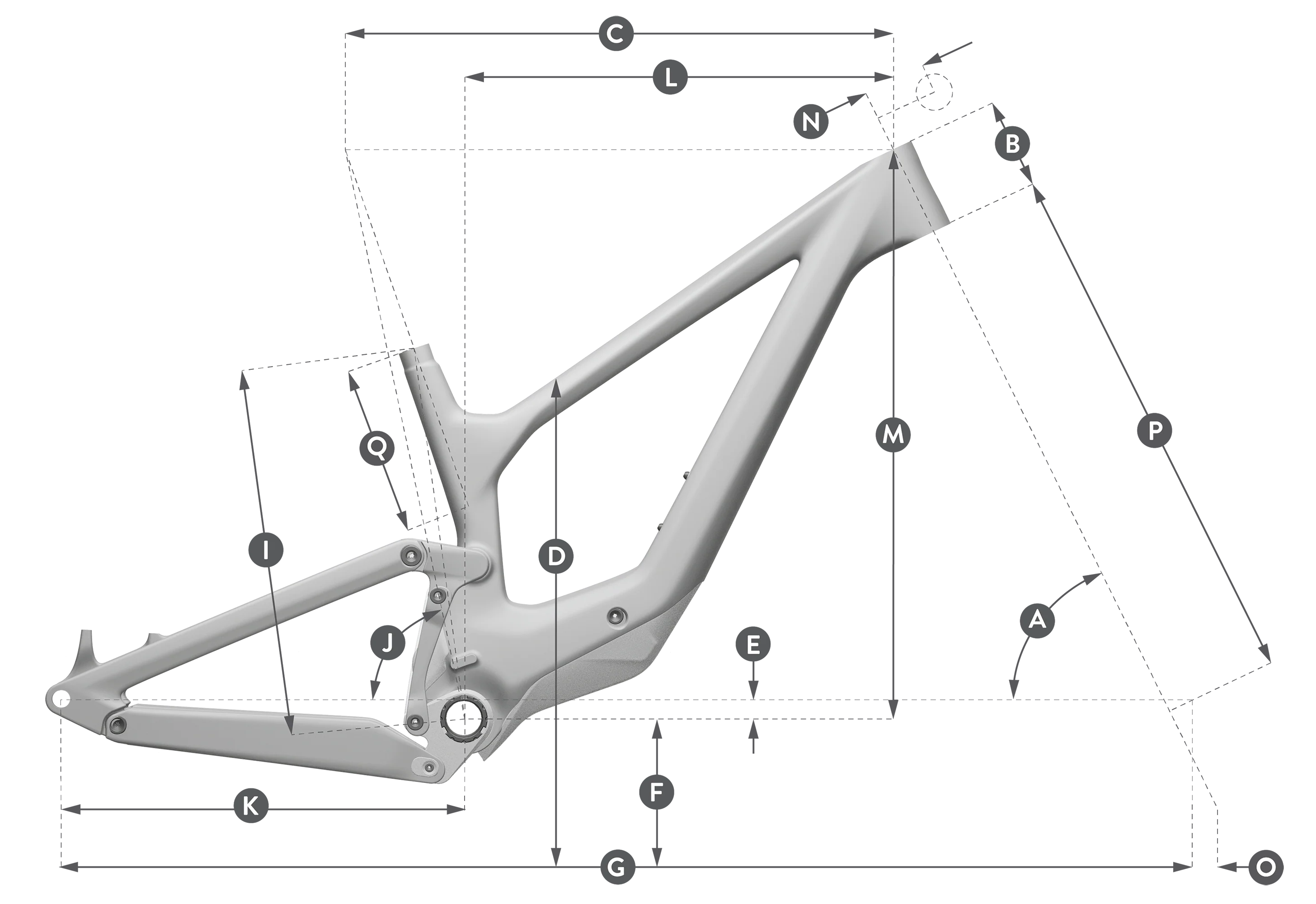 Scott Ransom 900 RC HMX Full Suspension Mountain Bike Frameset - Mistyade Green - Image 4