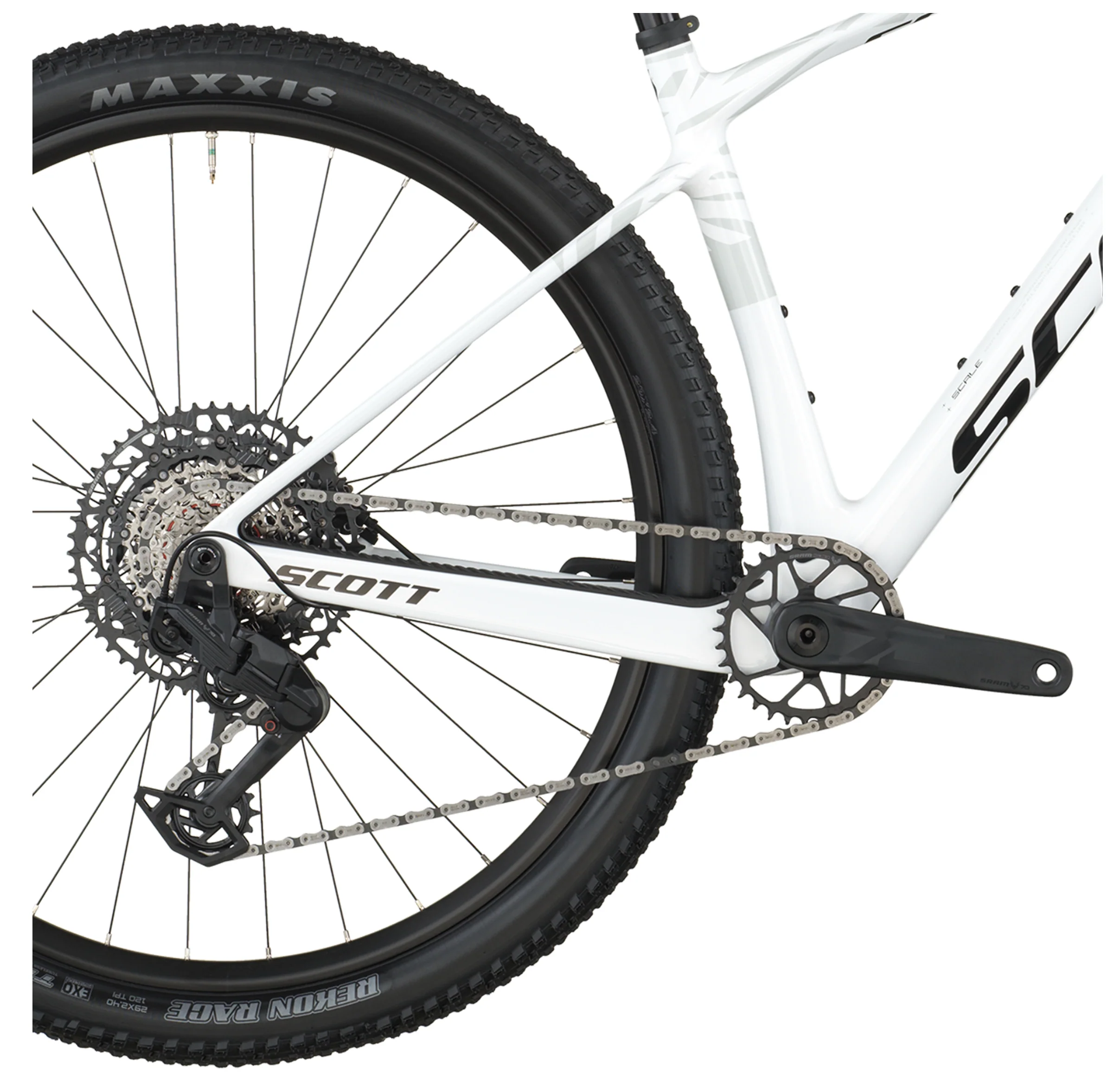Scott Scale 910 Hardtail Mountain Bike In White - Image 4