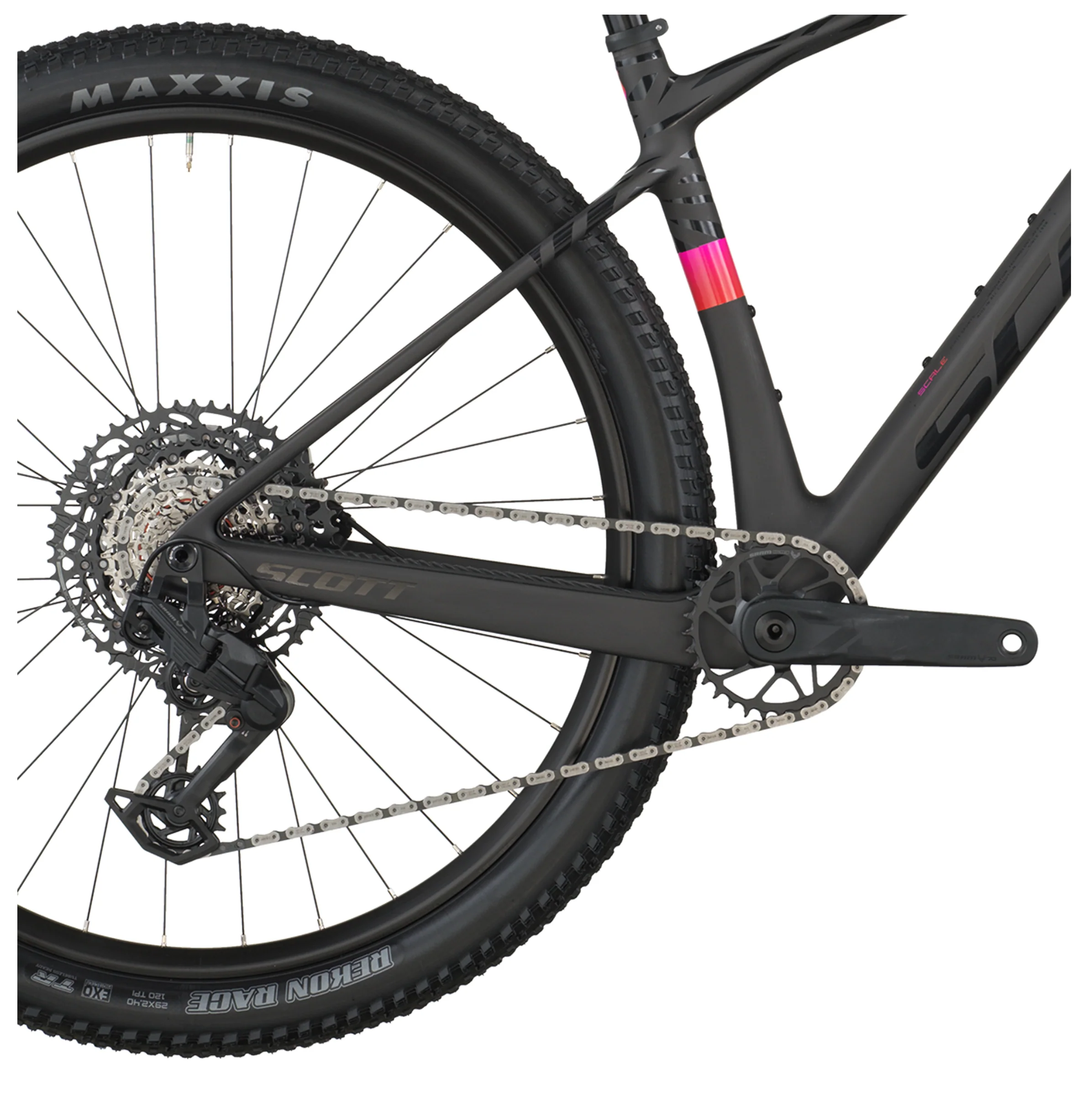 Scott Scale 910 Hardtail Mountain Bike In Carbon Black - Image 4