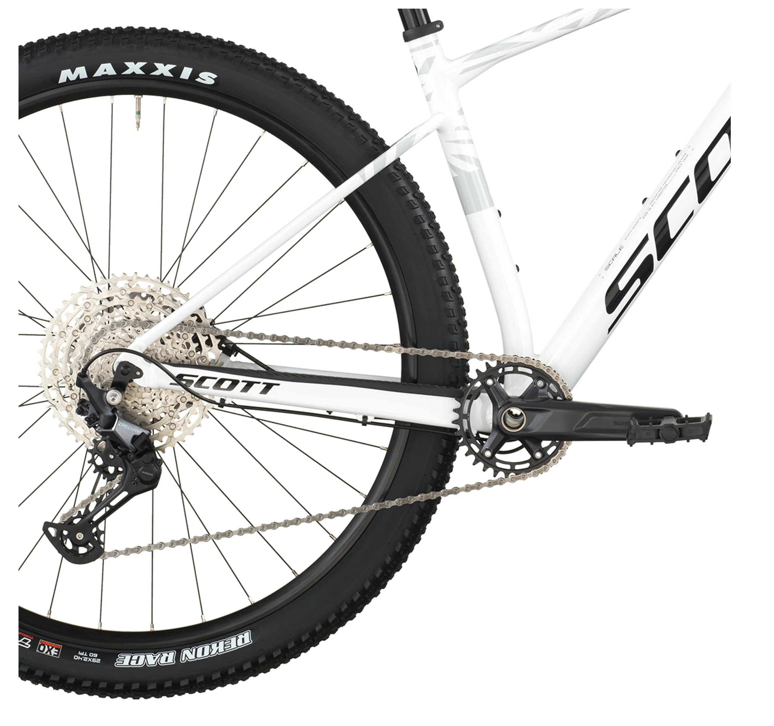 Scott Scale 940 Hardtail Mountain Bike In White - Image 4