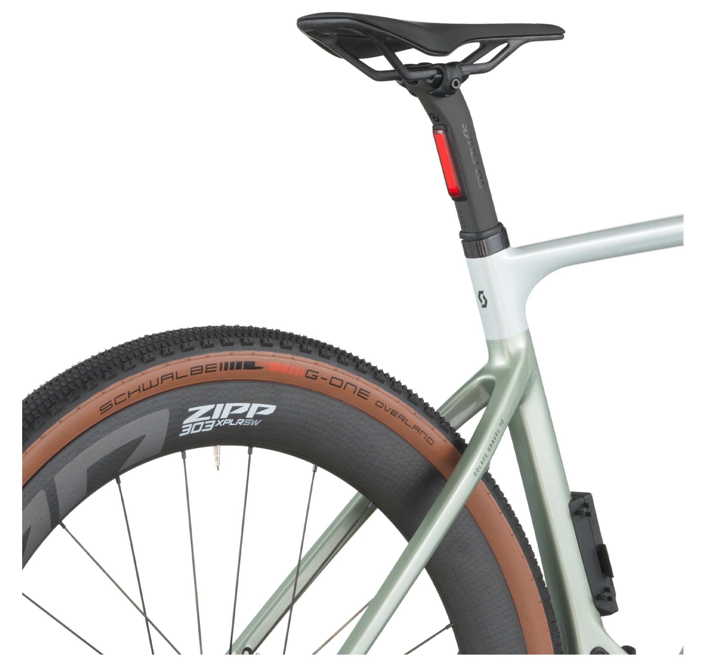 Scott Solace Gravel 10 Gravel Bike - Pale Green Beluga Grey - Image 5