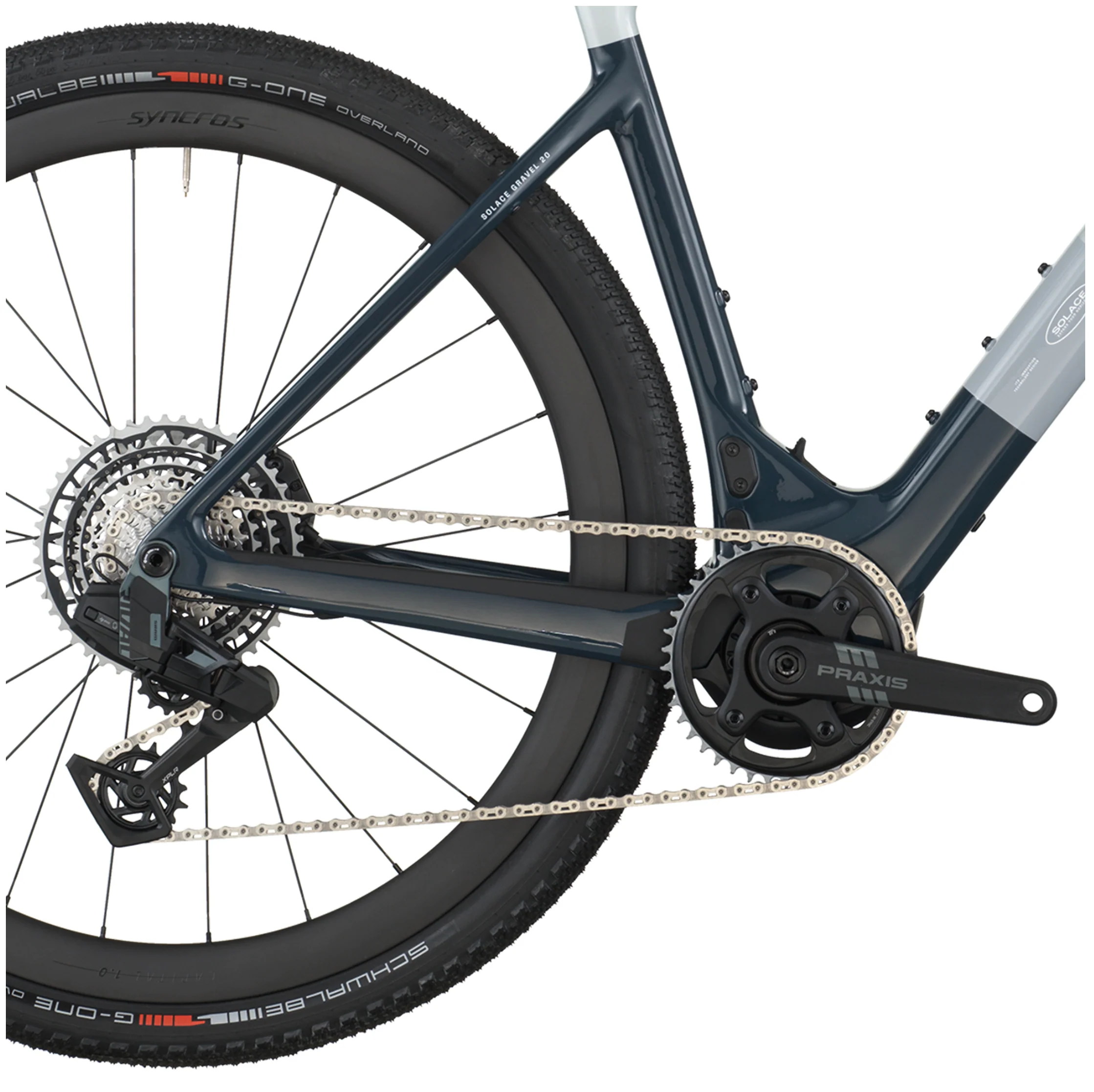 Scott Solace Gravel 20 Gravel Bike - Squid Blue Beluga Grey - Image 4