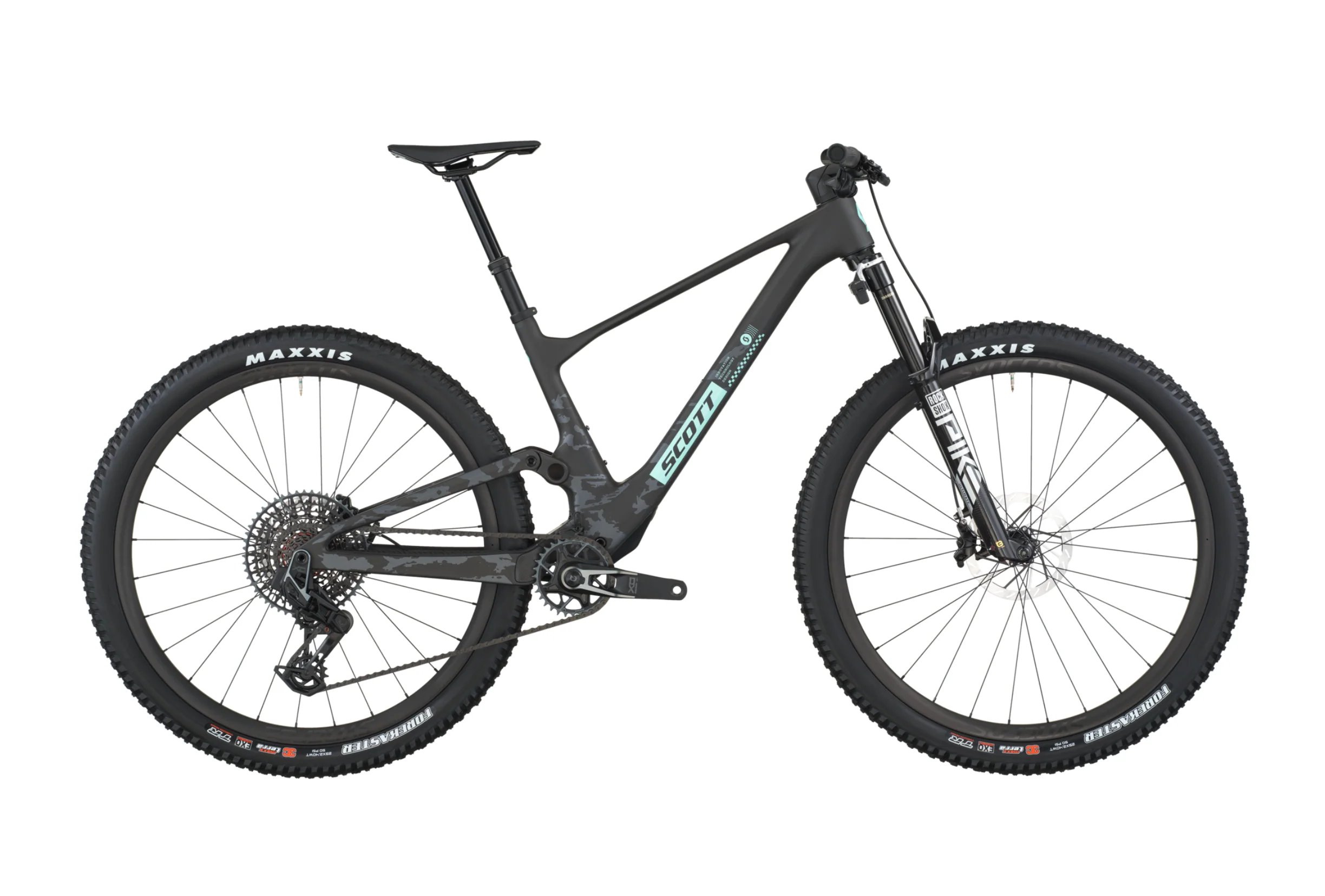 Scott Spark 900 Evo Full Suspension Mountain Bike In Carbon Black