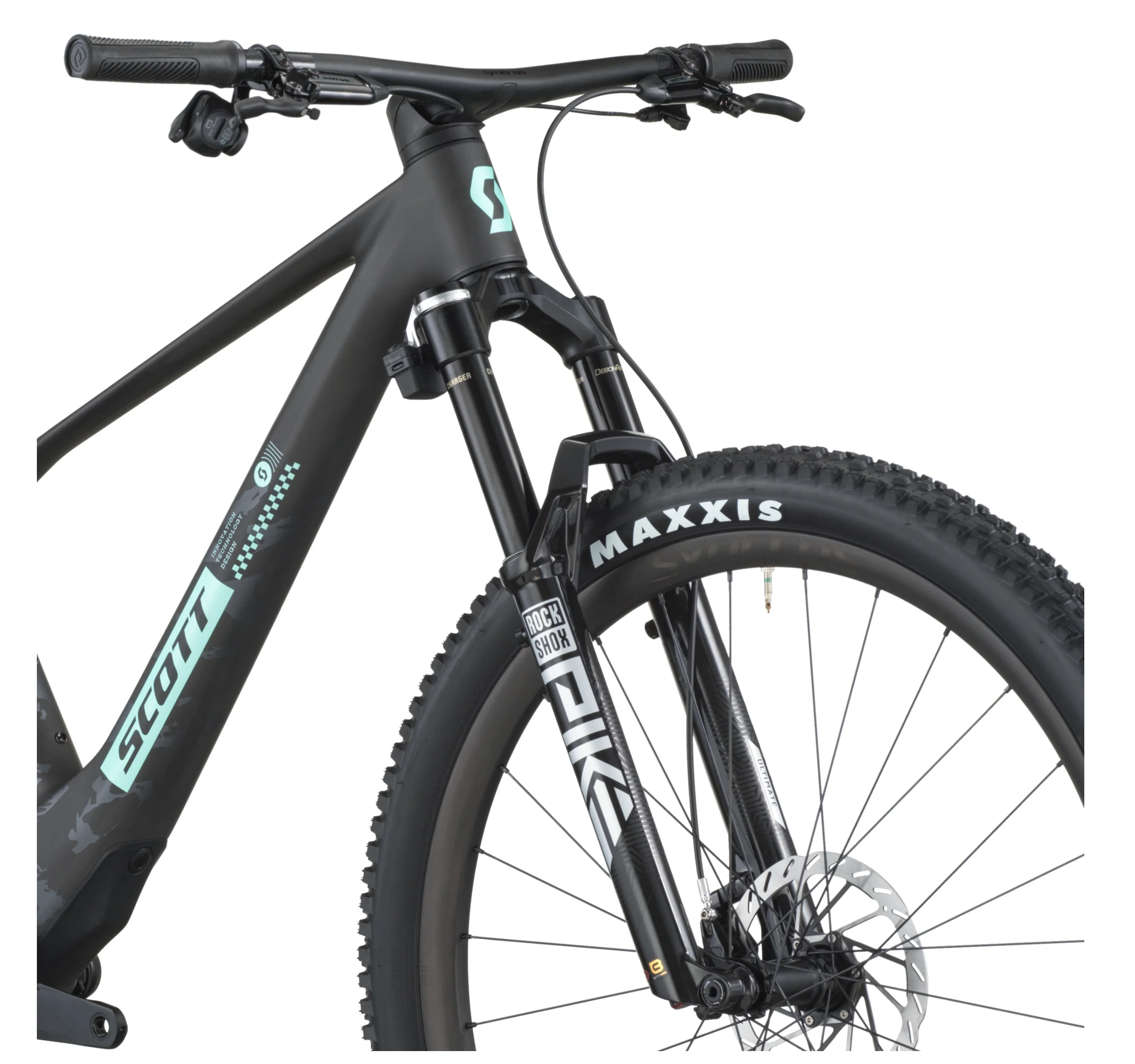 Scott Spark 900 Evo Full Suspension Mountain Bike In Carbon Black - Image 5