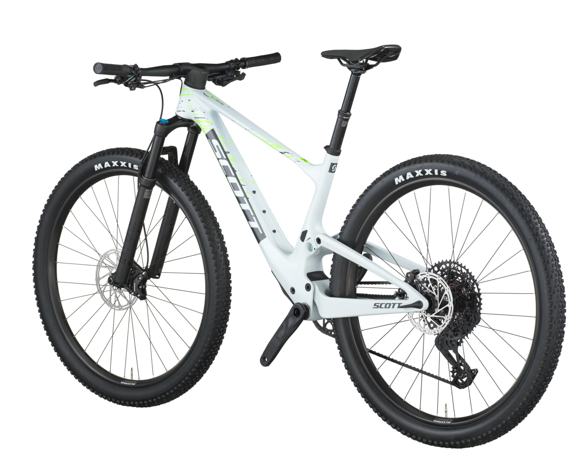 Scott Spark RC Comp Full Suspension Mountain Bike In Cumulus White - Image 3