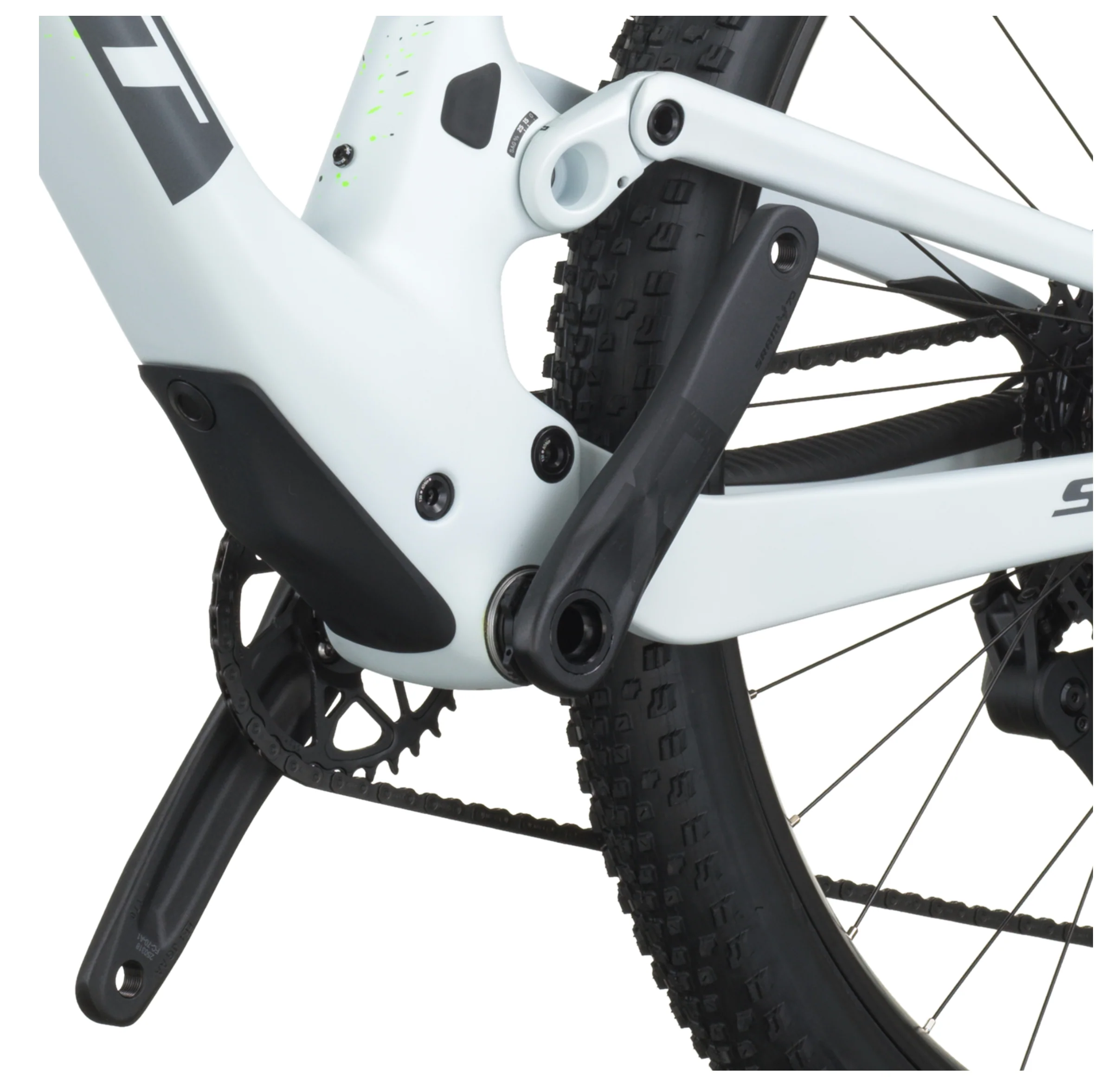 Scott Spark RC Comp Full Suspension Mountain Bike In Cumulus White - Image 5
