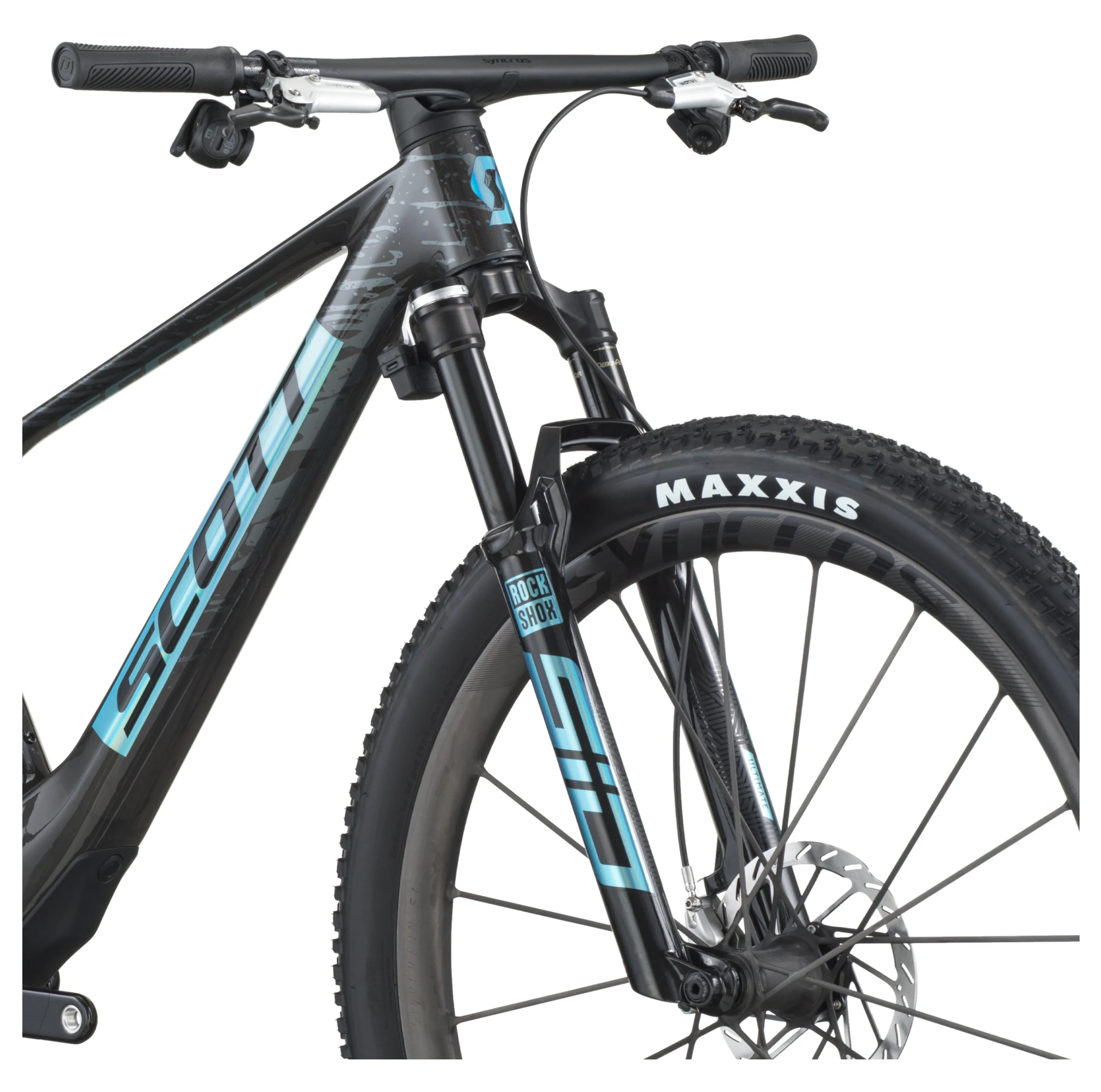 Scott Spark RC SL Full Suspension Mountain Bike In Carbon Black - Image 5