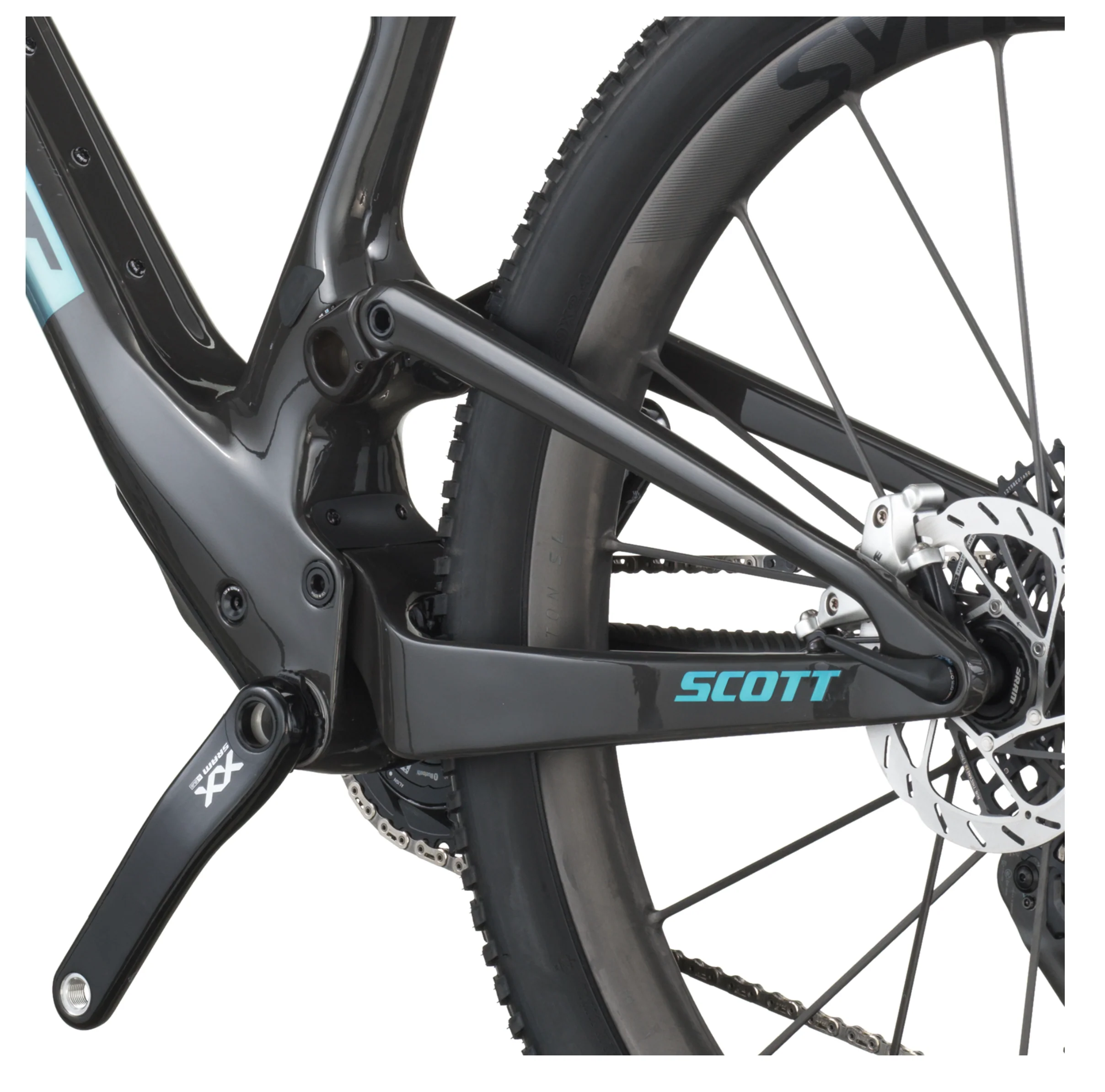 Scott Spark RC SL Full Suspension Mountain Bike In Carbon Black - Image 9