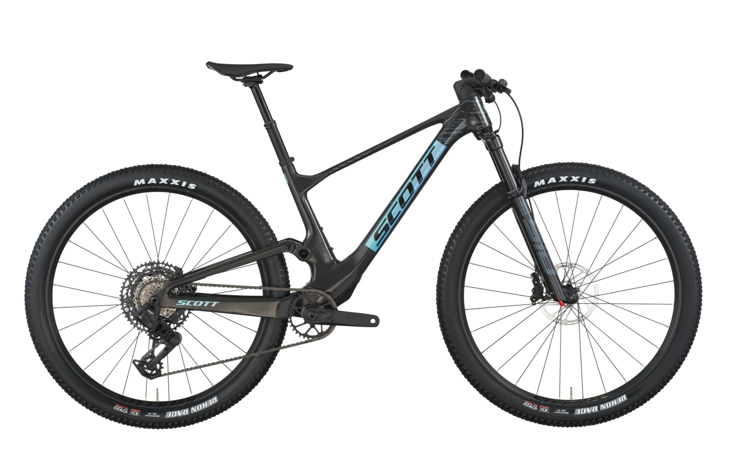 Scott Spark RC Team Full Suspension Mountain Bike In Carbon Black