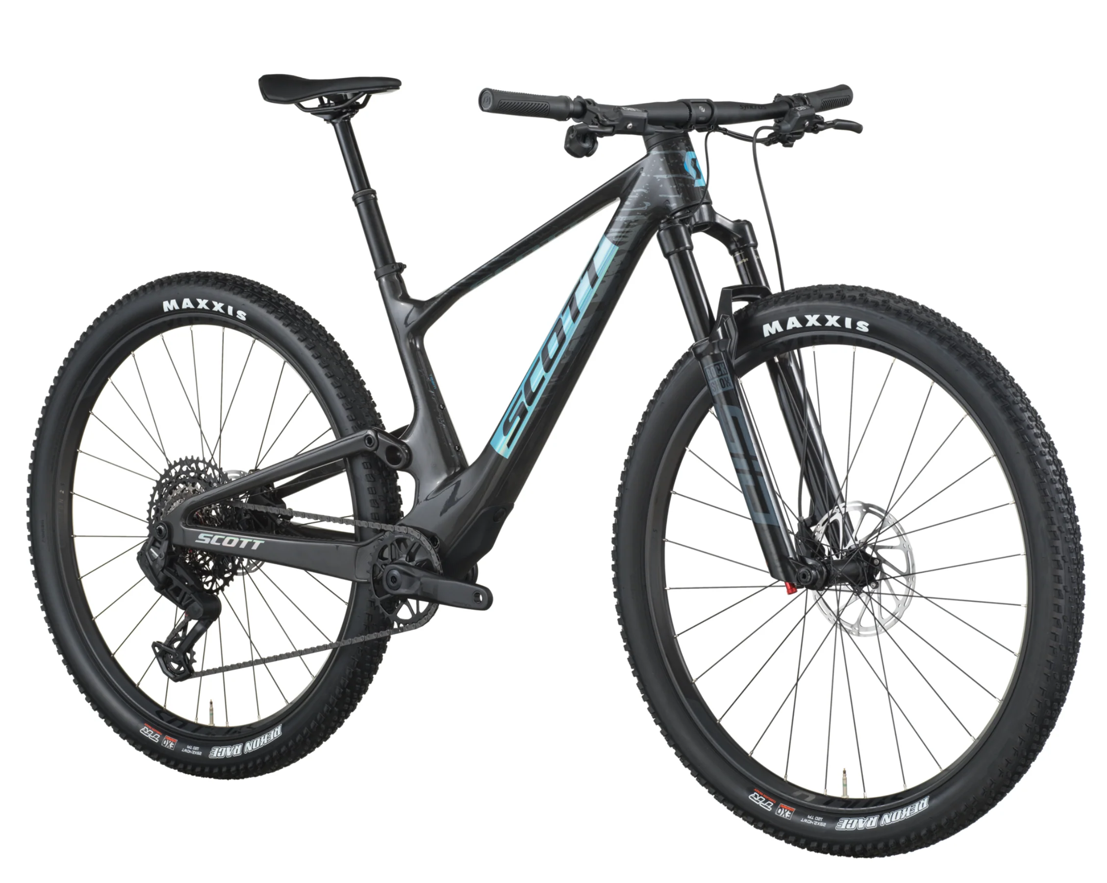 Scott Spark RC Team Full Suspension Mountain Bike In Carbon Black - Image 2