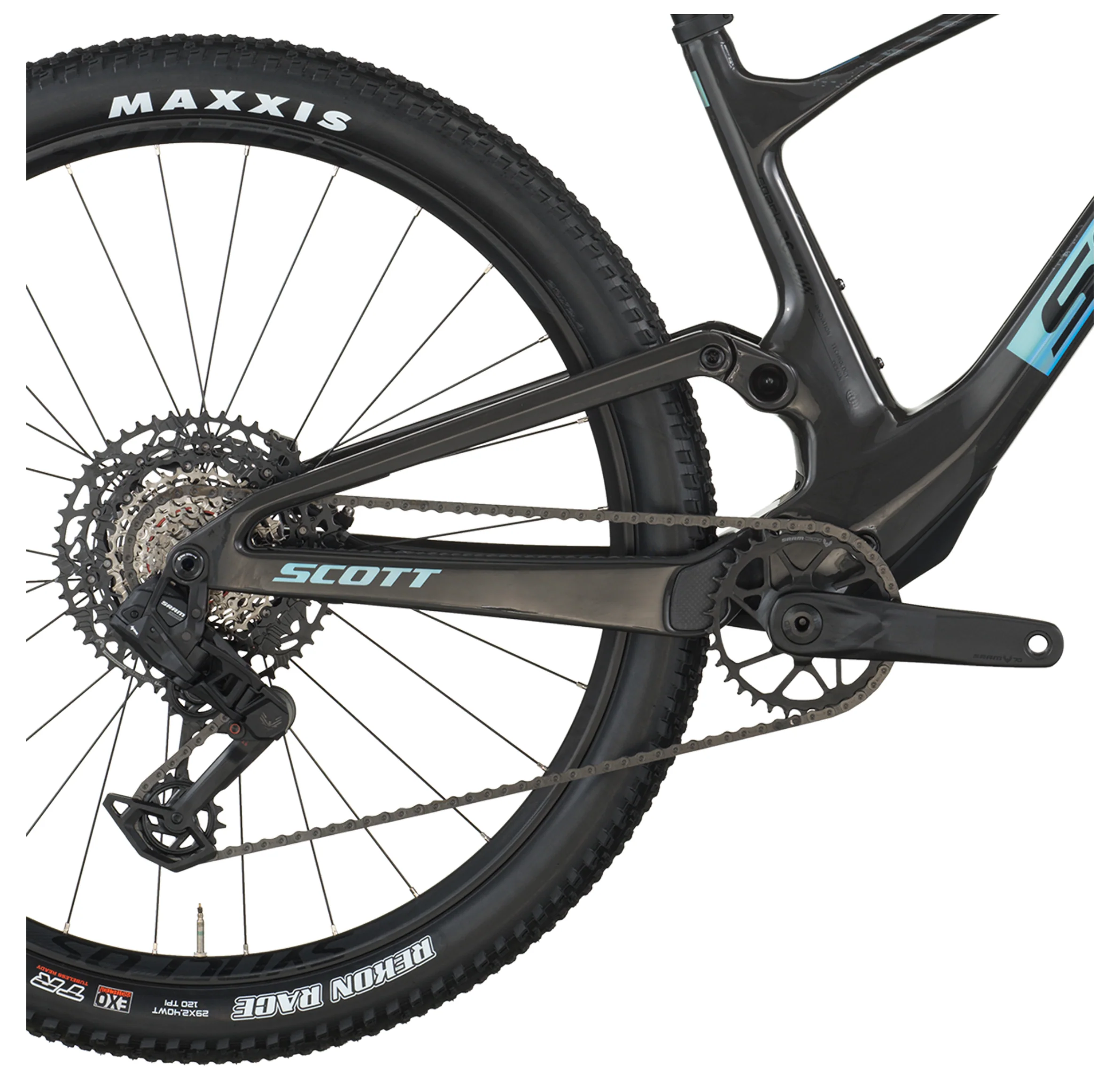Scott Spark RC Team Full Suspension Mountain Bike In Carbon Black - Image 4