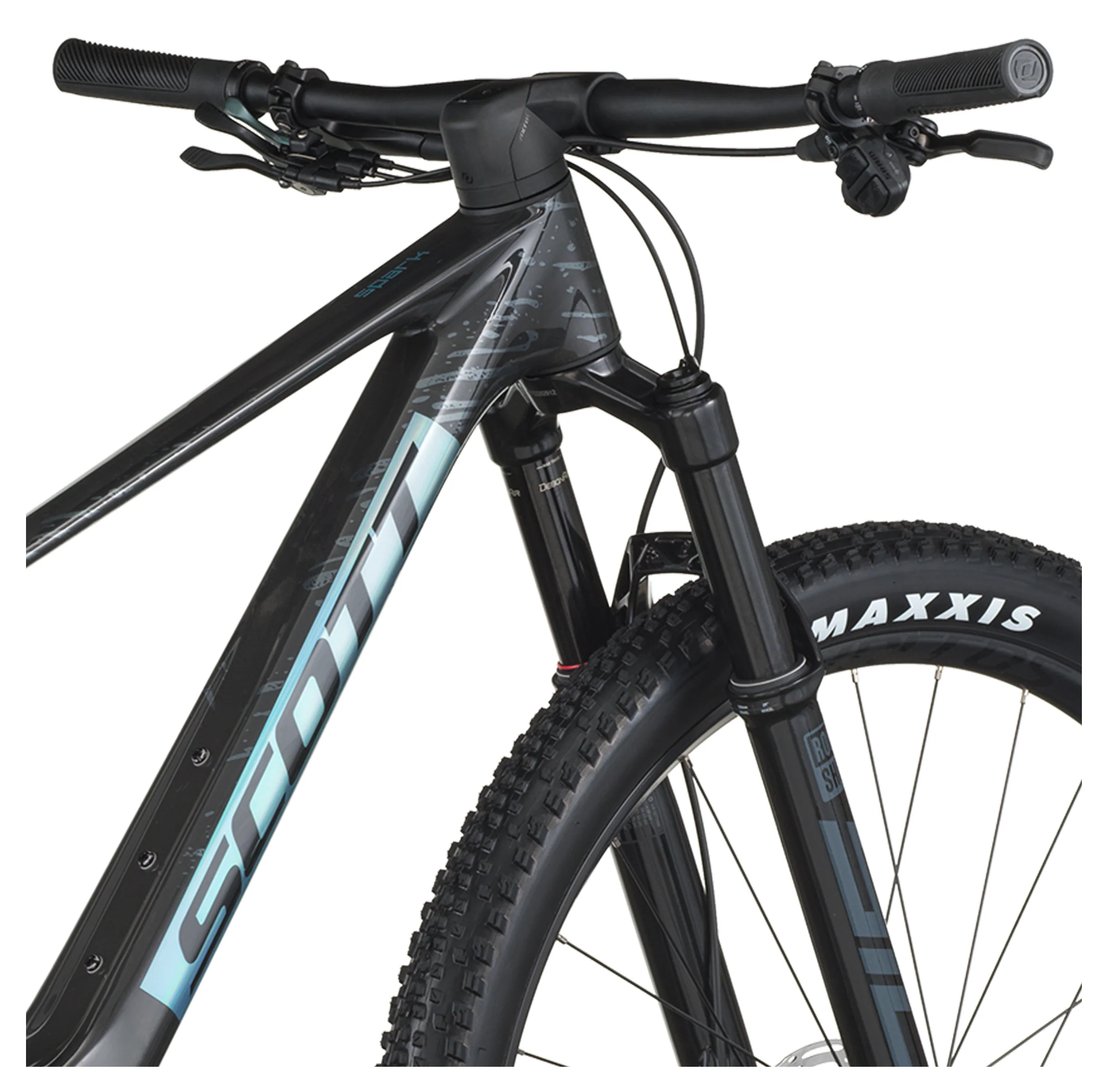 Scott Spark RC Team Full Suspension Mountain Bike In Carbon Black - Image 8