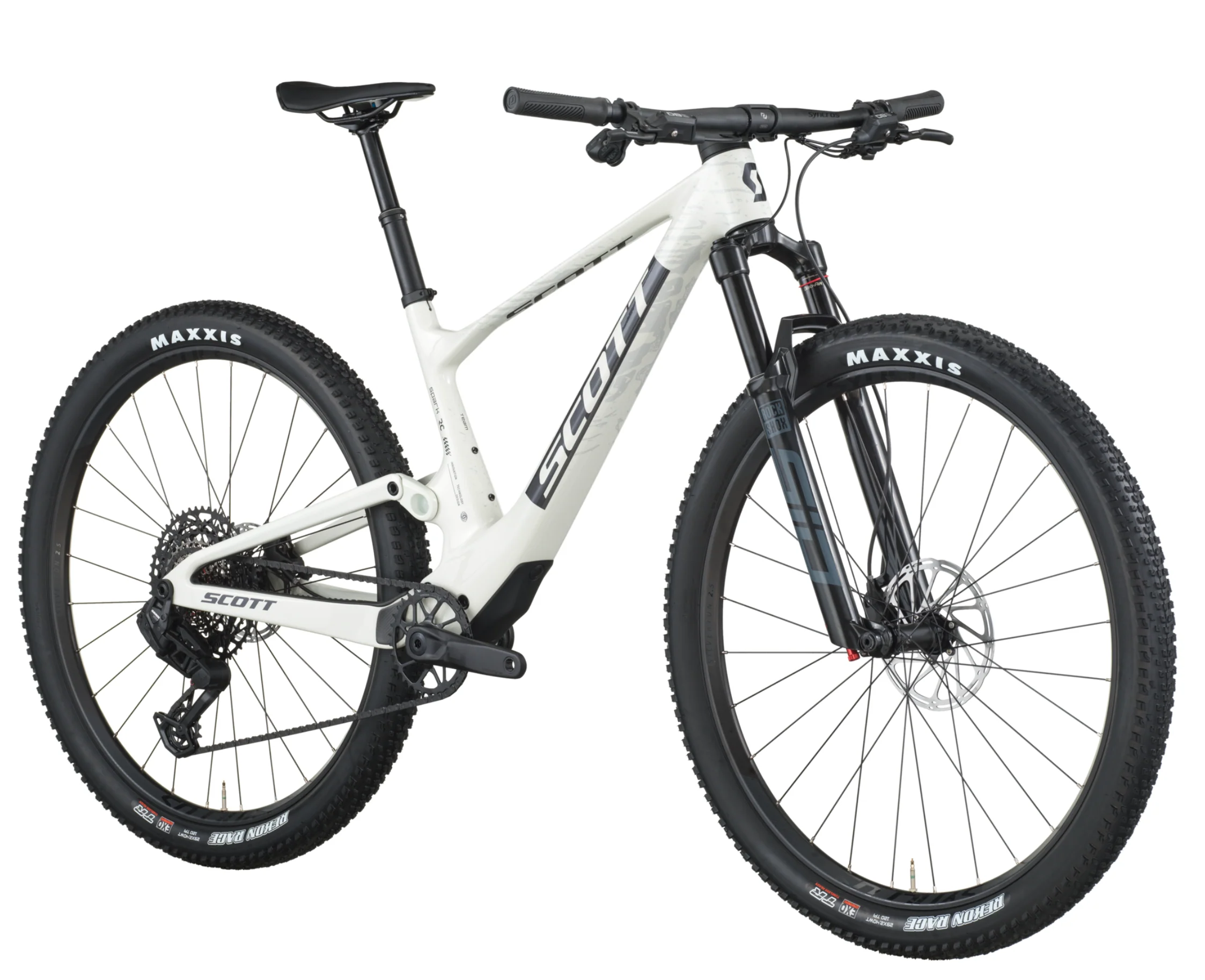 Scott Spark RC Team Full Suspension Mountain Bike In Whisper Grey - Image 2