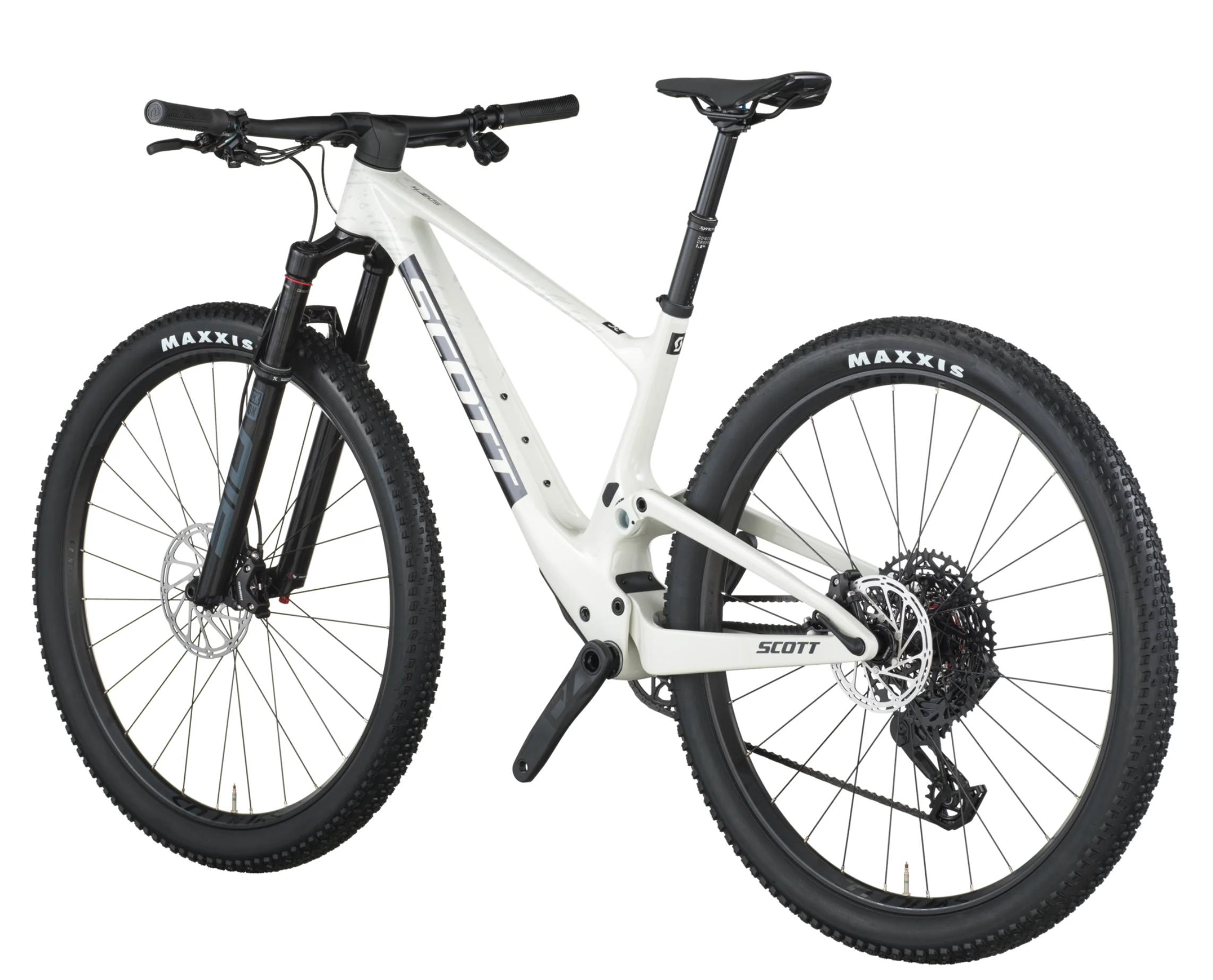 Scott Spark RC Team Full Suspension Mountain Bike In Whisper Grey - Image 3