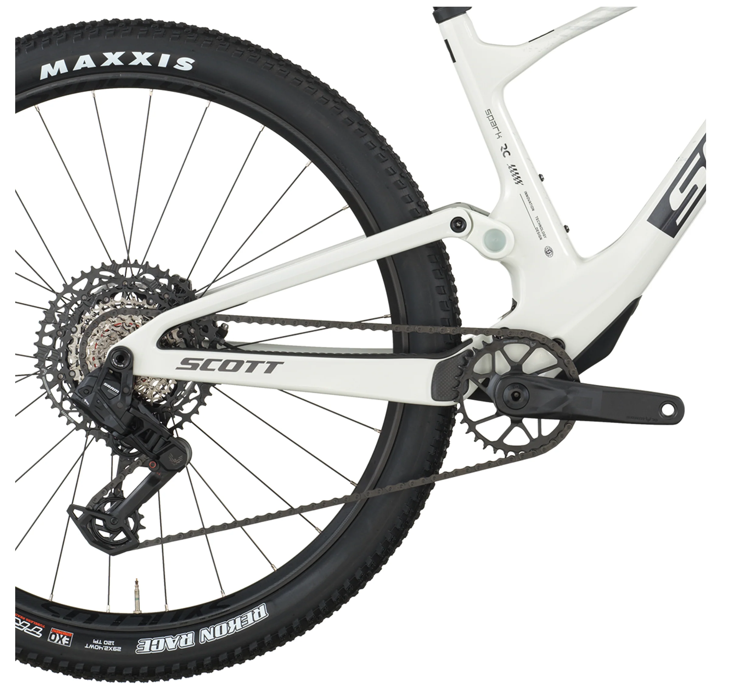 Scott Spark RC Team Full Suspension Mountain Bike In Whisper Grey - Image 4