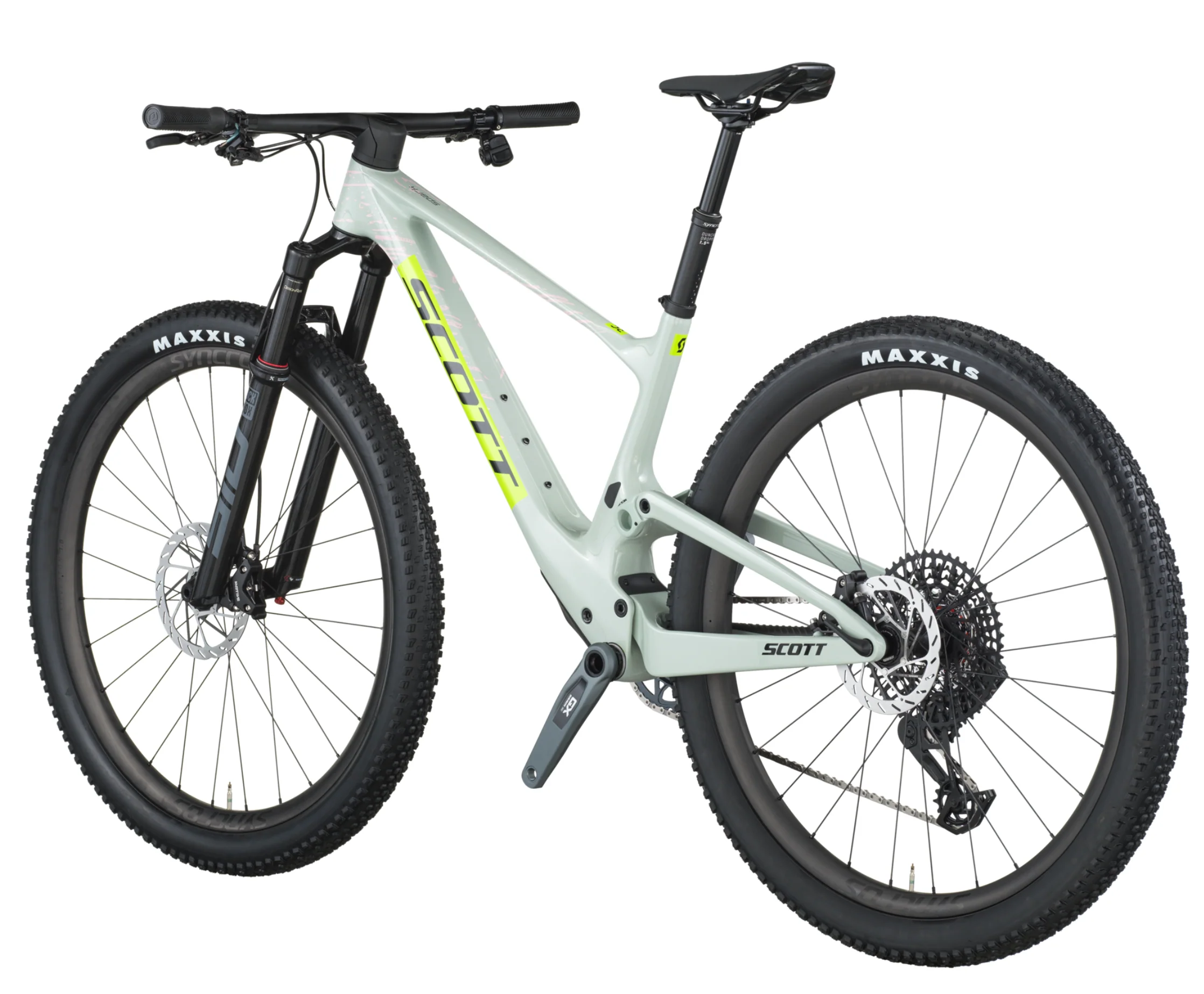 Scott Spark RC Team Issue Full Suspension Mountain Bike In Beryl Green - Image 3
