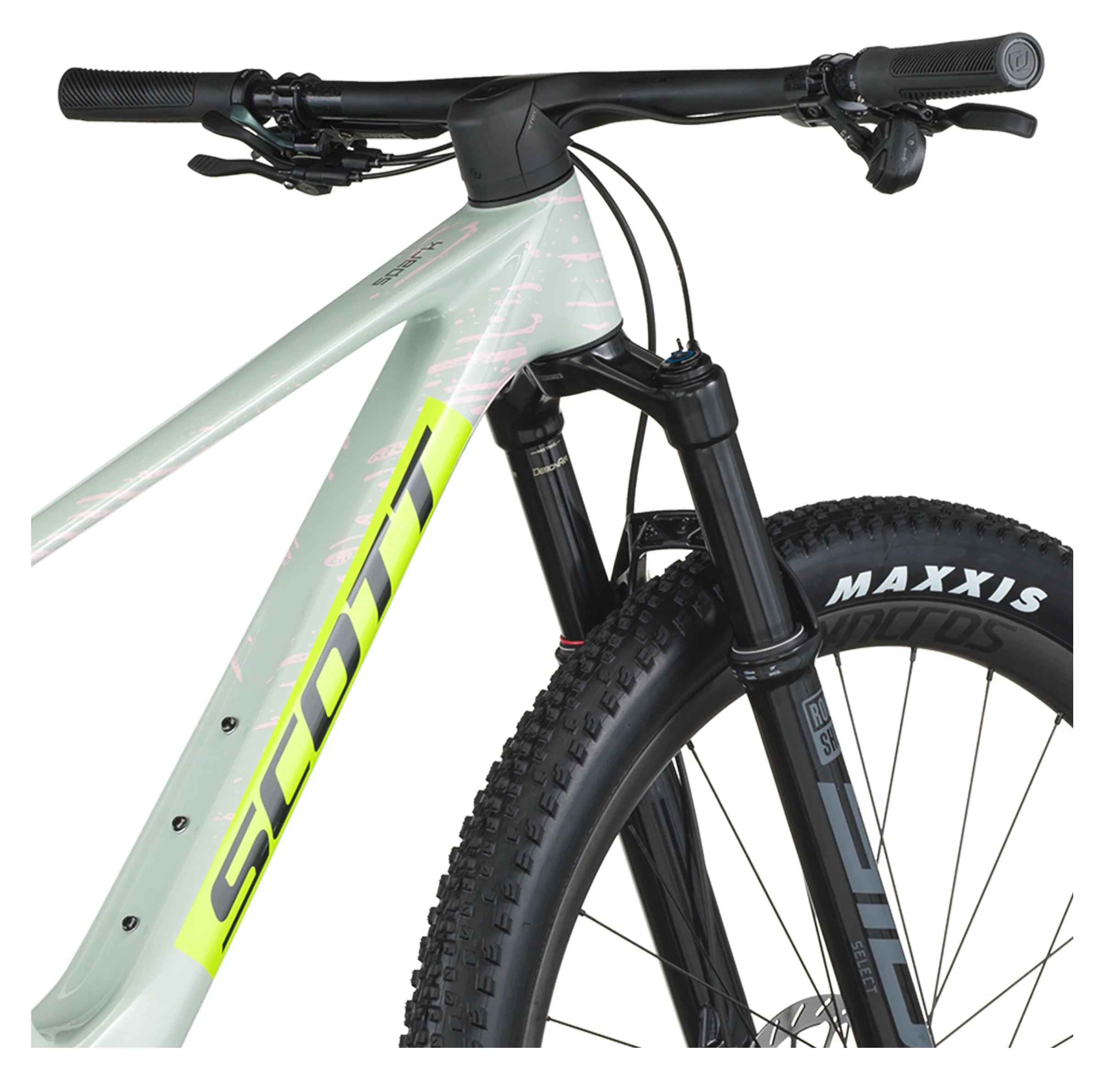 Scott Spark RC Team Issue Full Suspension Mountain Bike In Beryl Green - Image 5
