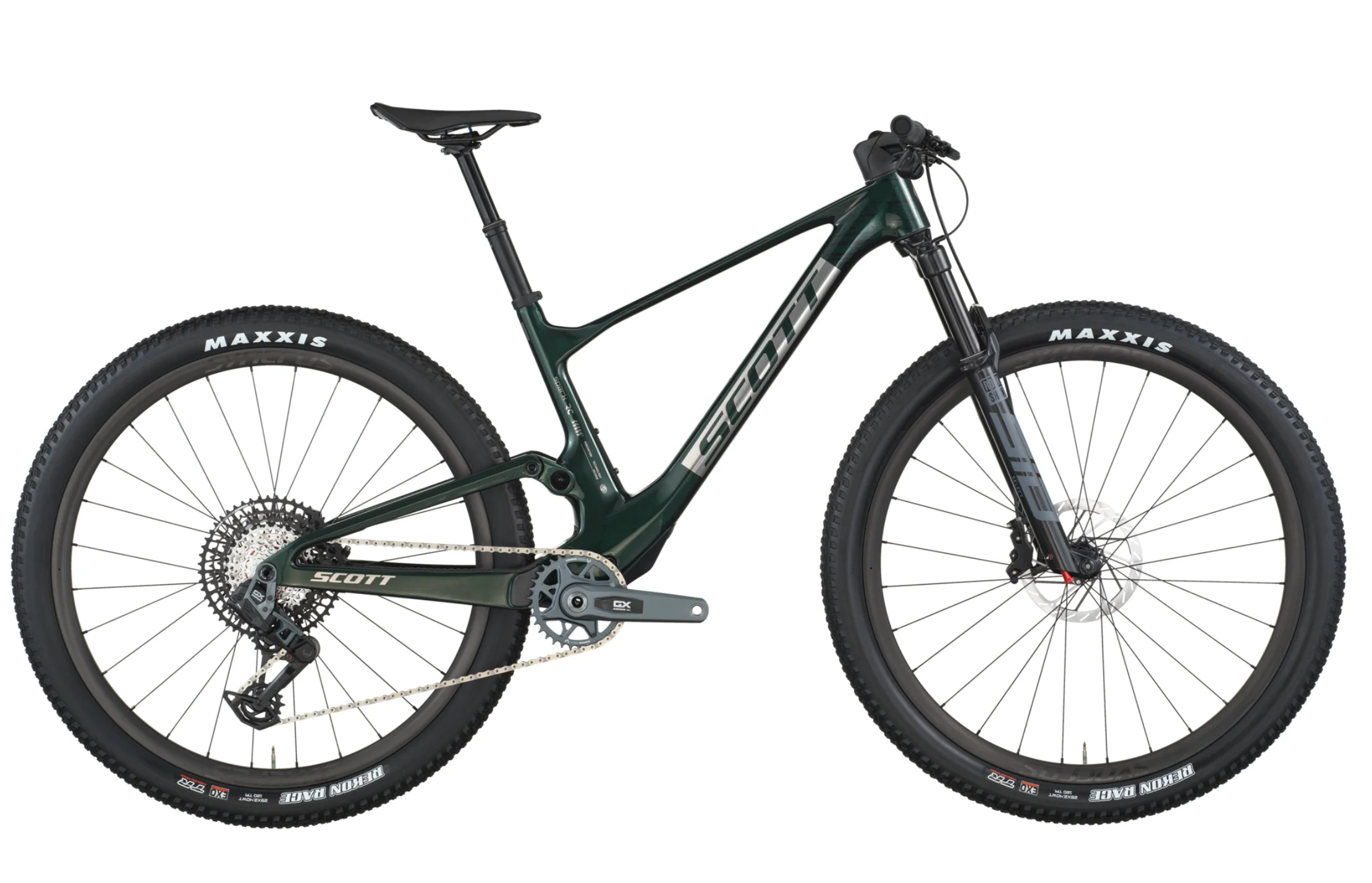 Scott Spark RC Team Issue Full Suspension Mountain Bike In Twinkle Green