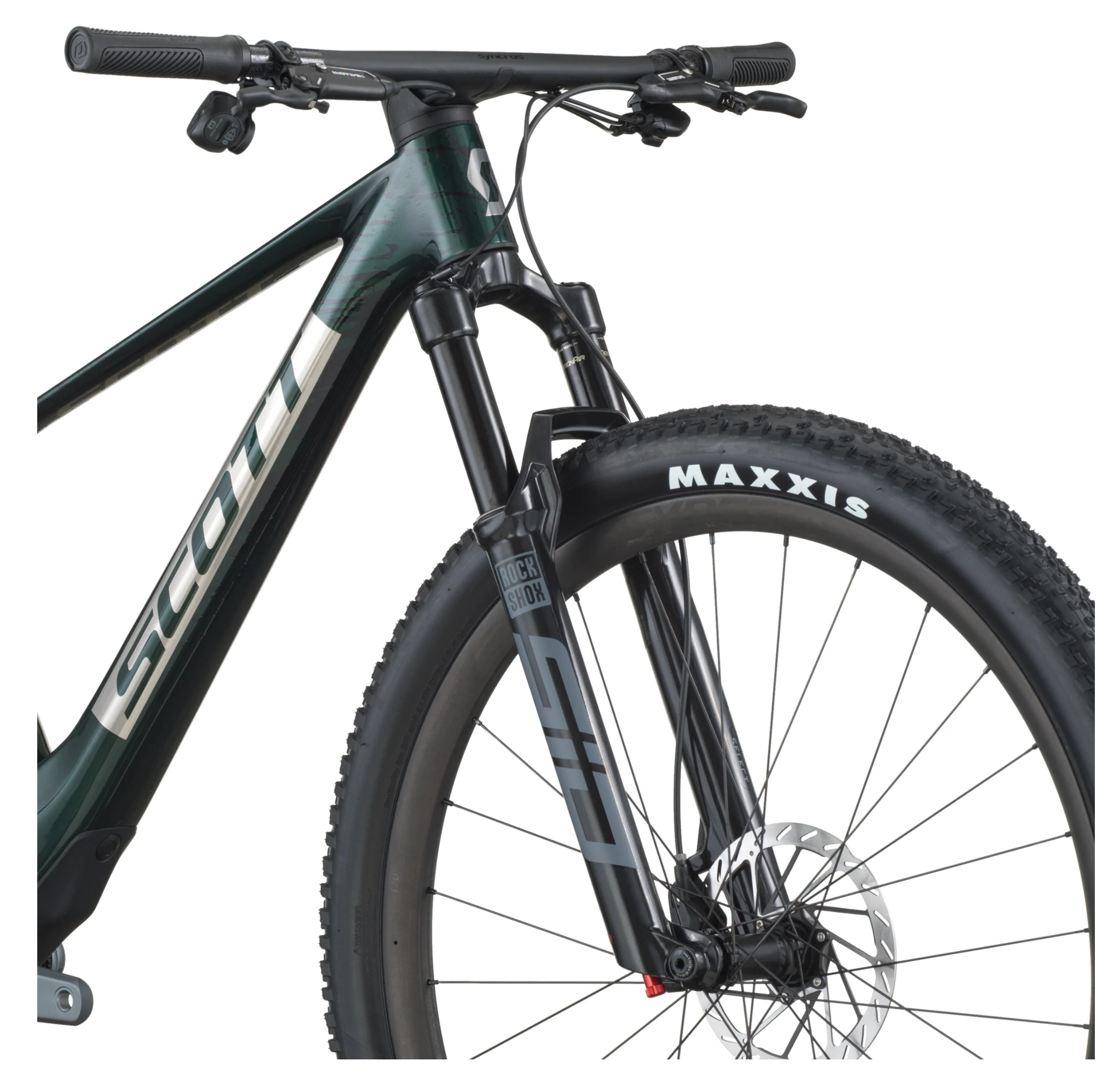 Scott Spark RC Team Issue Full Suspension Mountain Bike In Twinkle Green - Image 5
