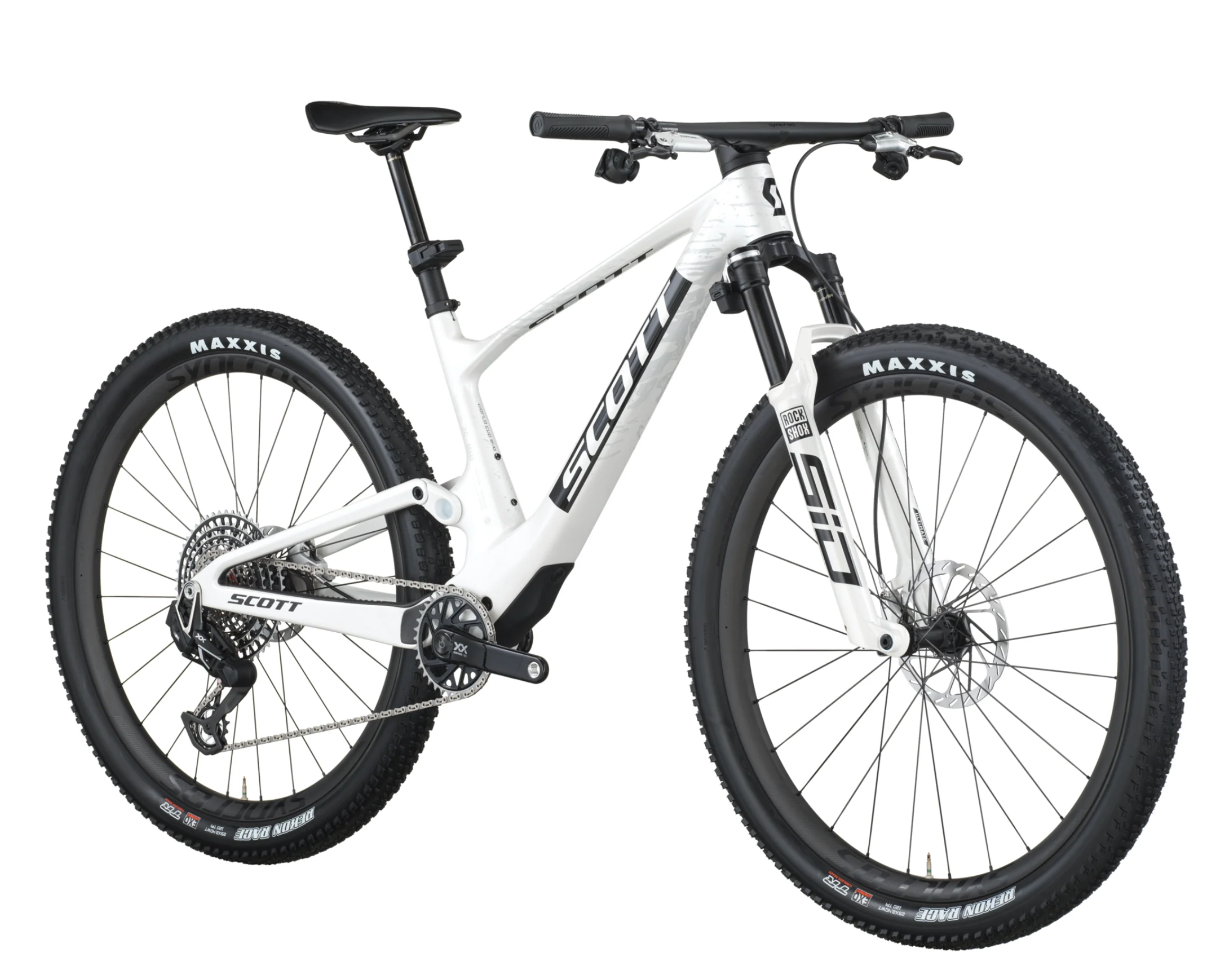 Scott Spark RC World Cup Evo Full Suspension Mountain Bike In White - Image 2