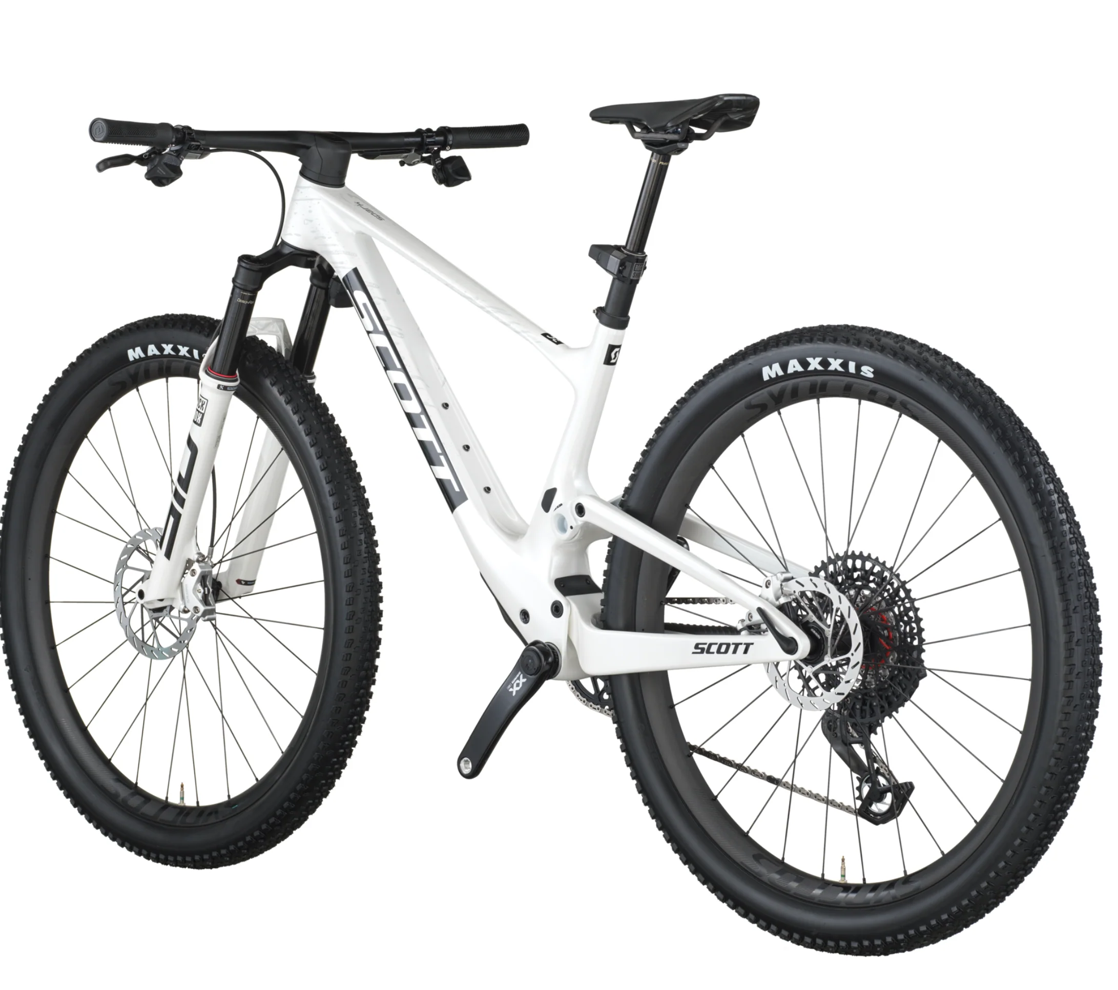 Scott Spark RC World Cup Evo Full Suspension Mountain Bike In White - Image 3