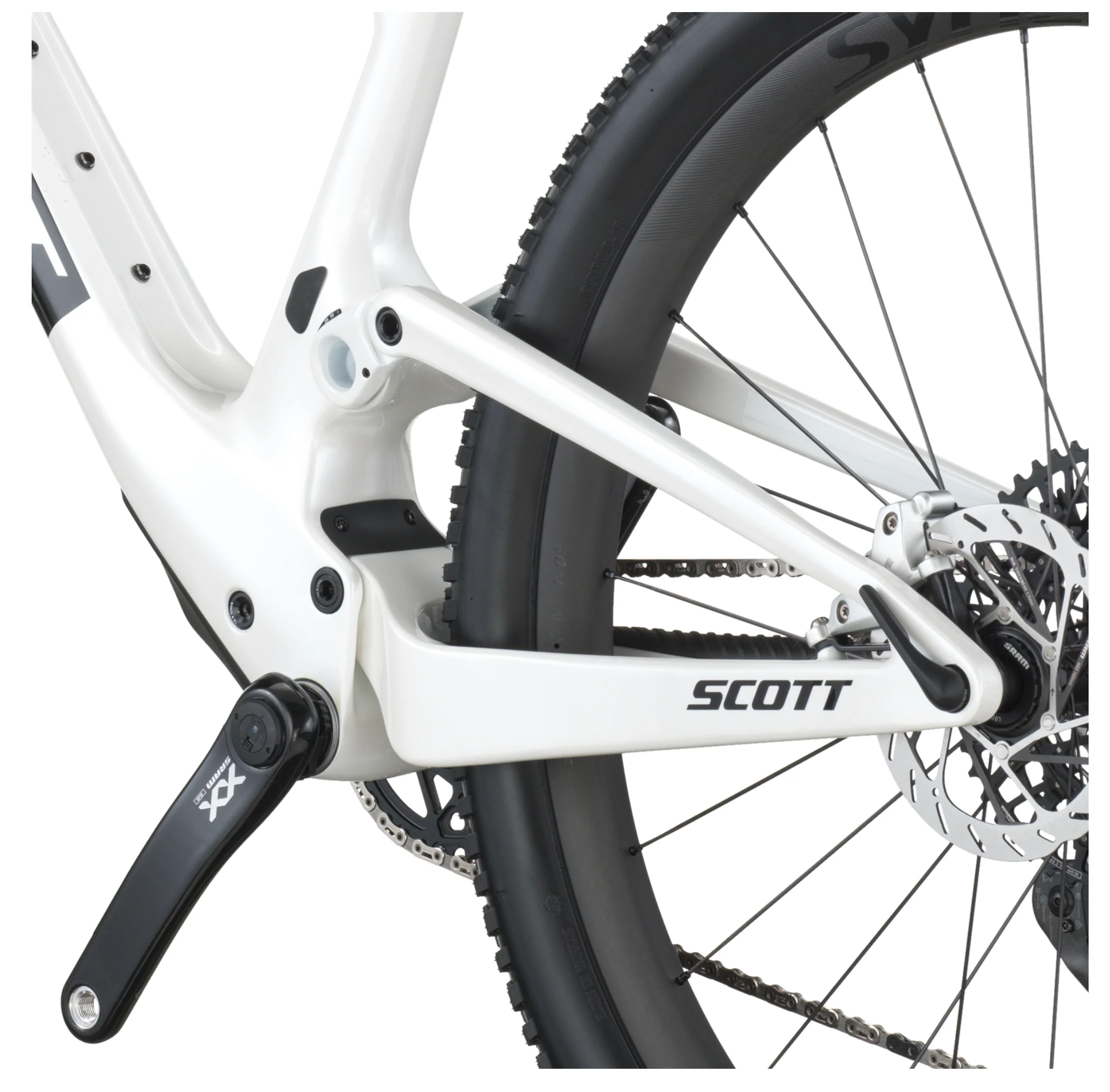 Scott Spark RC World Cup Evo Full Suspension Mountain Bike In White - Image 8