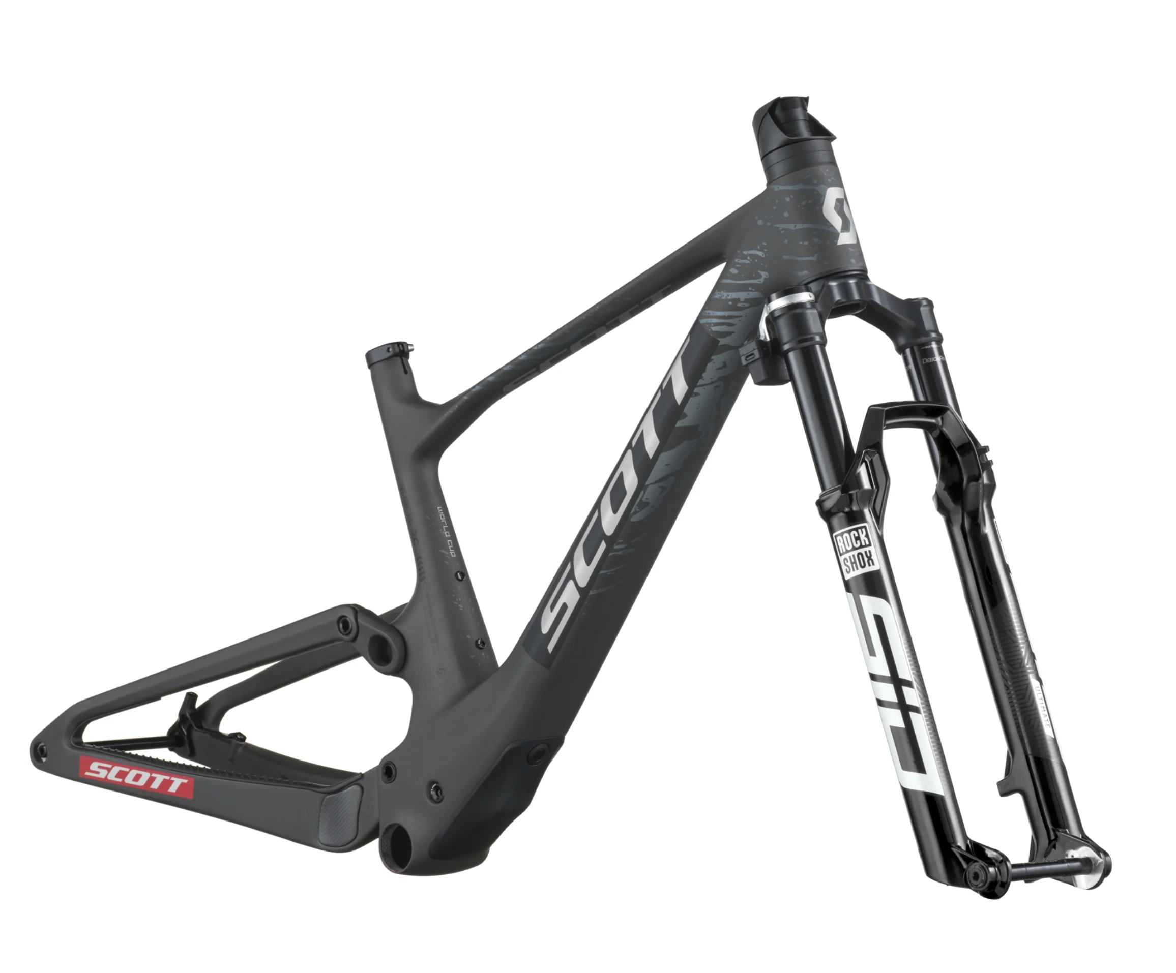 Scott Spark RC World Cup HMX Full Suspension Mountain Bike Frameset - Carbon Black - Image 3
